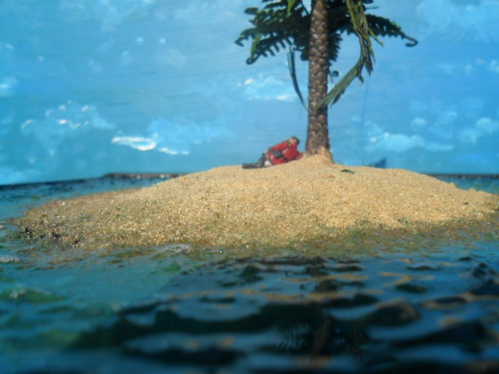 Beach, Diorama, Imperial Guard, Island, Pretorian, Sand, Scratch Build, Water, Water Effects