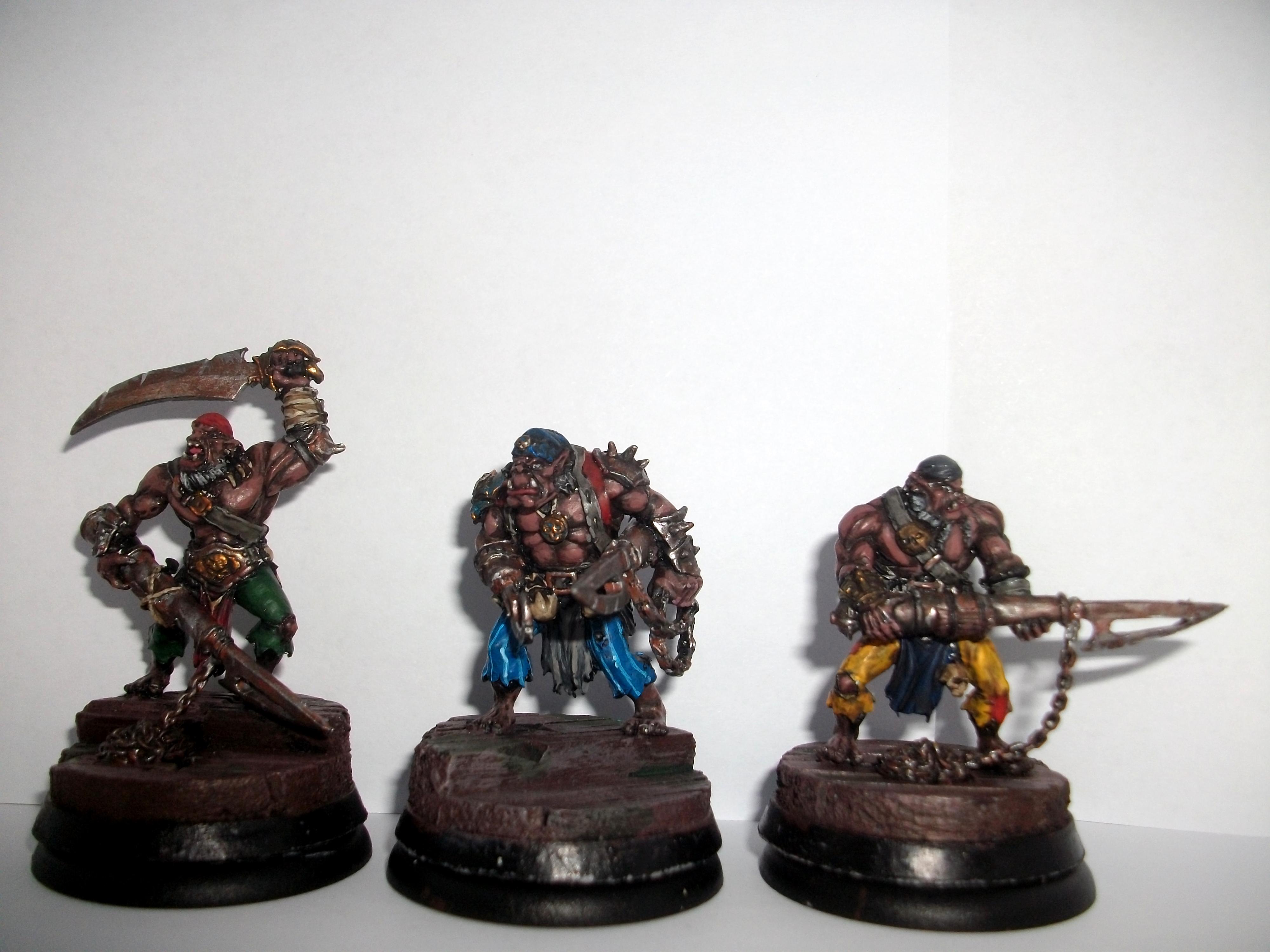 Cryx, Warmachine, black ogrun boarding crew