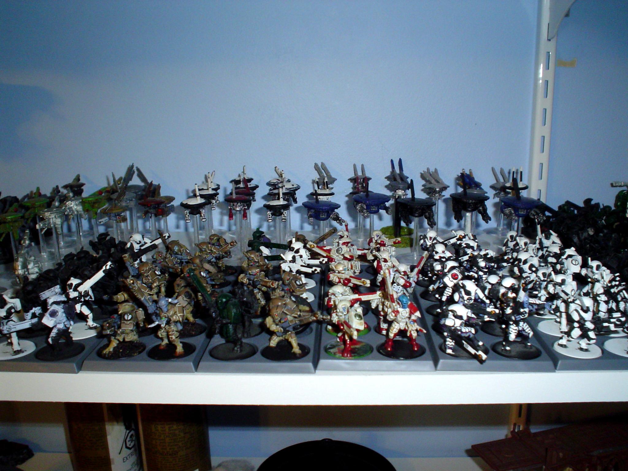 Tau, Fire Warriors and Drones