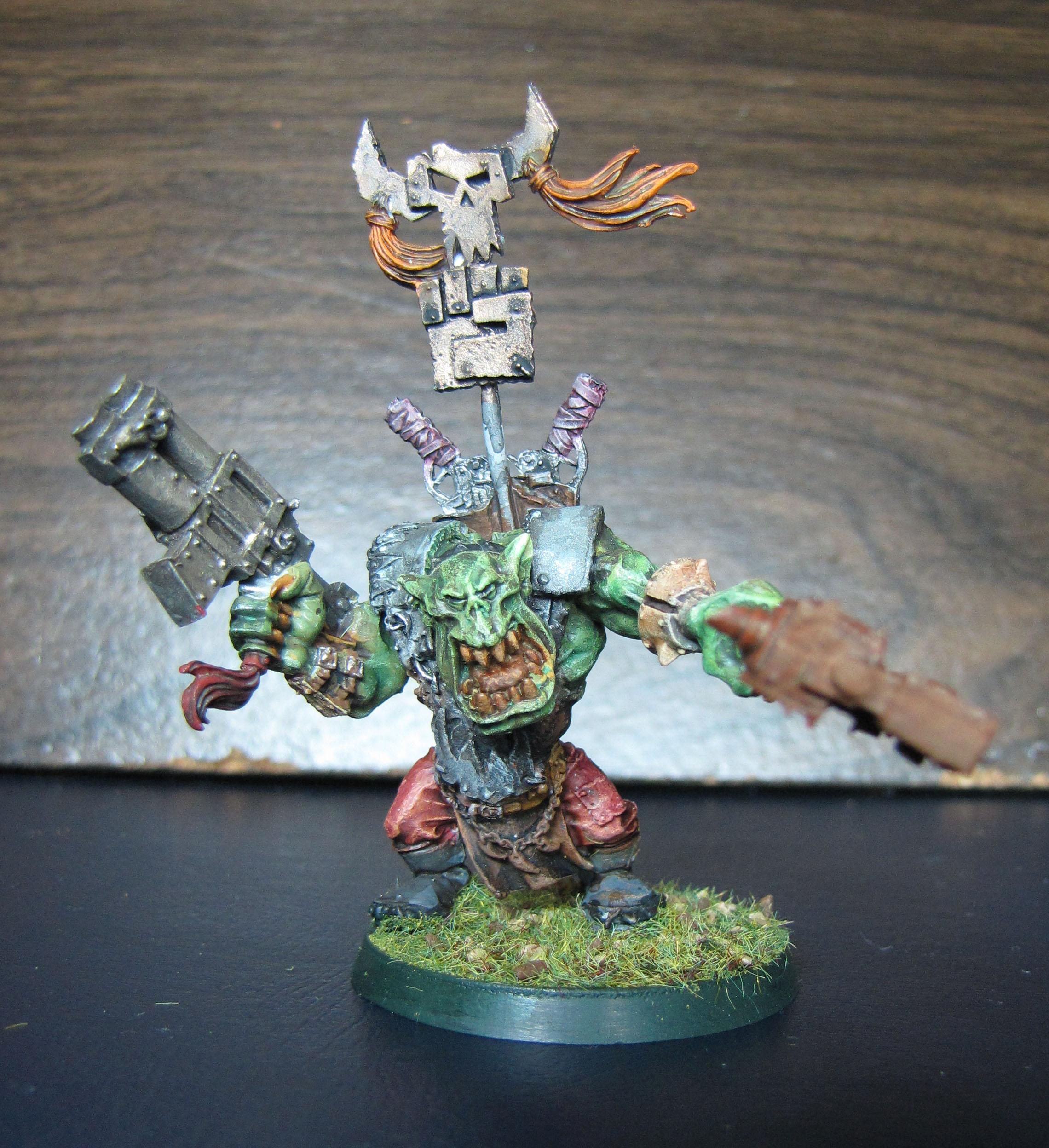 Boy, Burnas, Lootas, Orcs, Orks, Stompa, Trukk, Warboss, Warhammer 40,000, Warhammer Fantasy