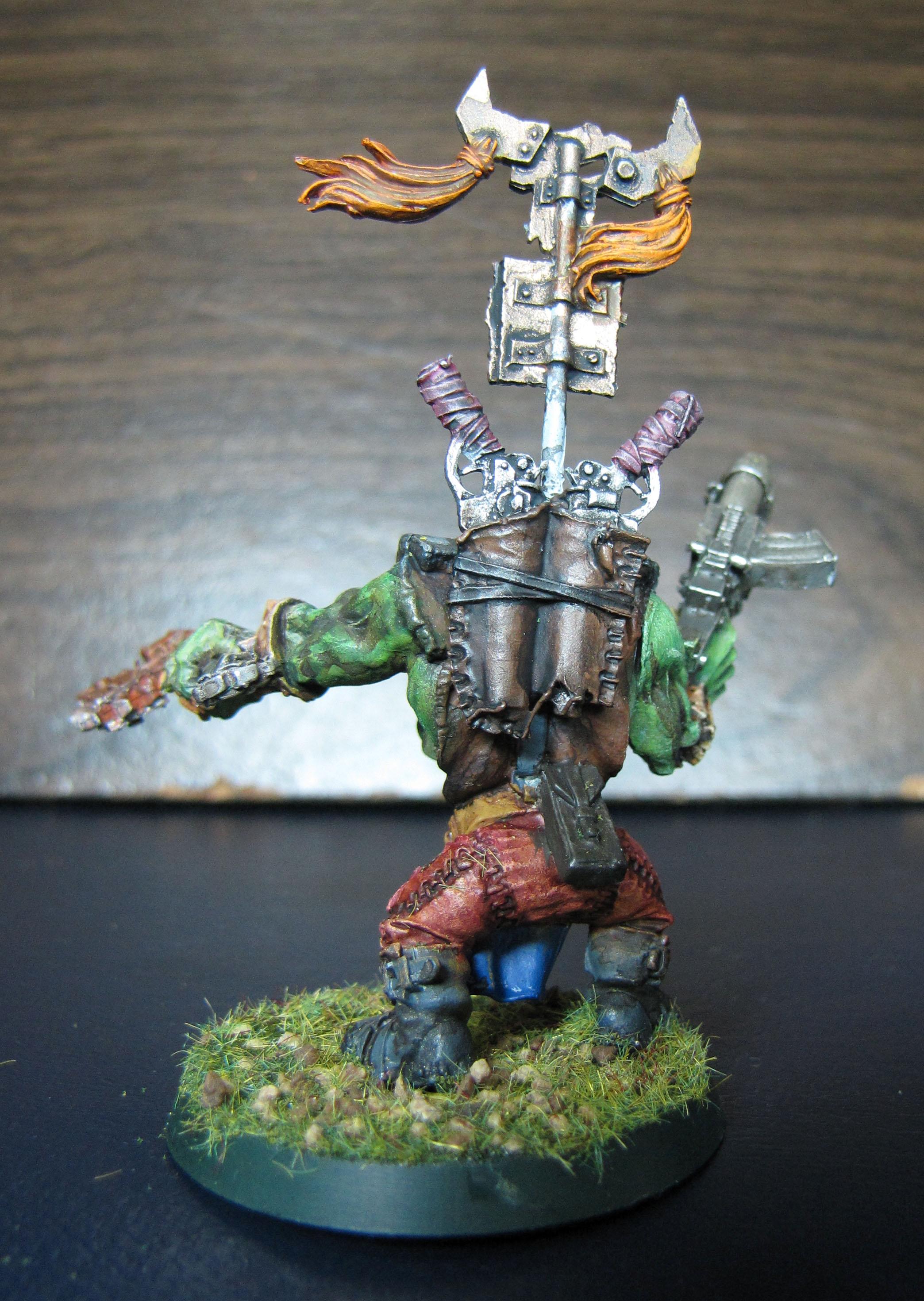 Boy, Burnas, Orcs, Orks, Stompa, Trukk, Warboss, Warhammer 40,000, Warhammer Fantasy