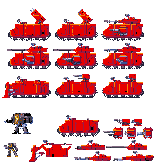 Space Marines, Rhino Sprites
