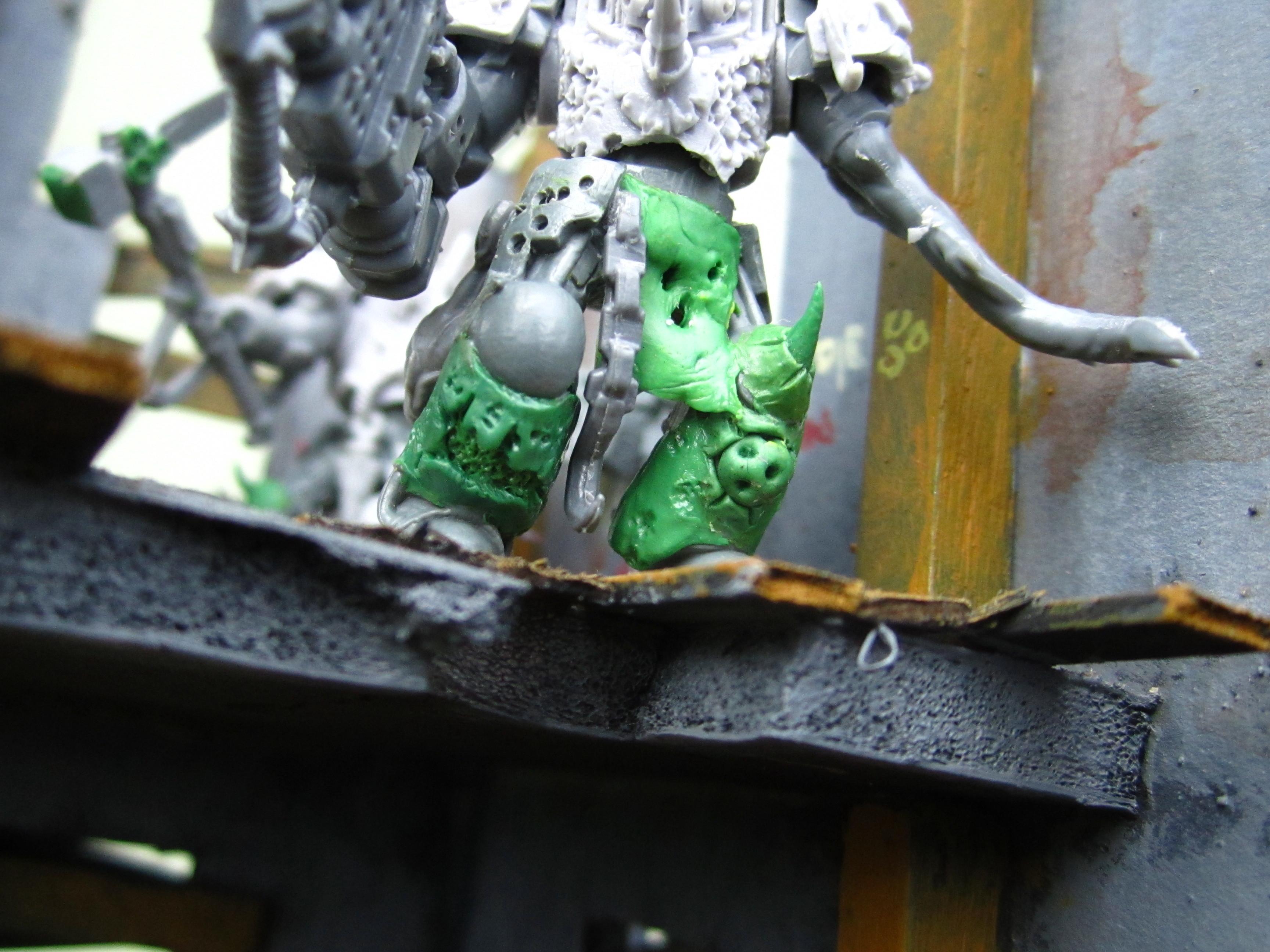 Chaos Space Marines, Conversion, Death Guard, Nurgle, Plague Marines, Warhammer 40,000