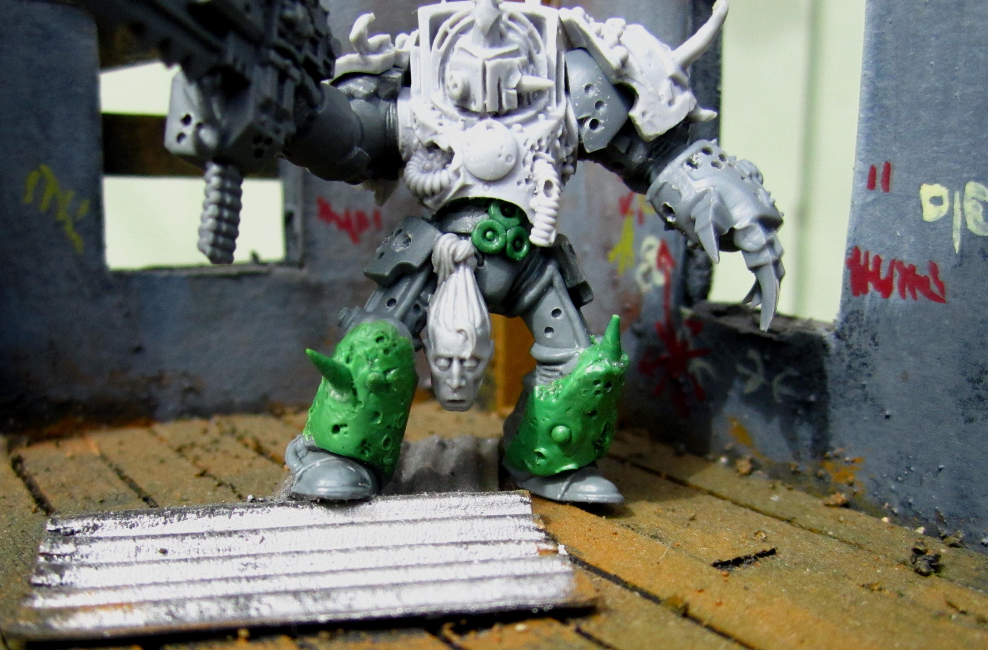 Chaos Space Marines, Conversion, Death Guard, Nurgle, Plague Marines, Warhammer 40,000