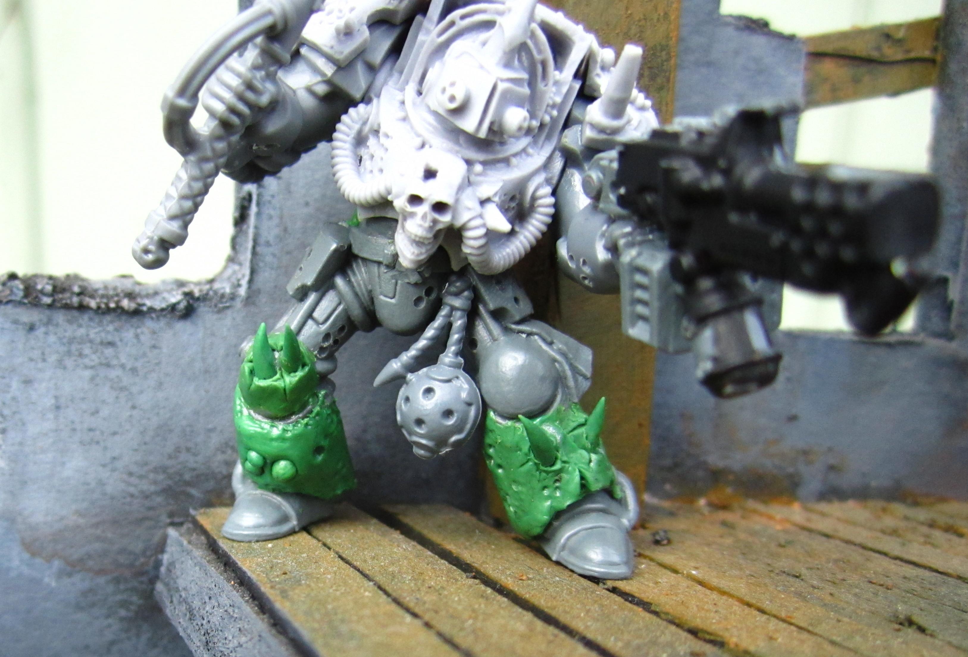 Chaos Space Marines, Conversion, Death Guard, Nurgle, Plague Marines ...