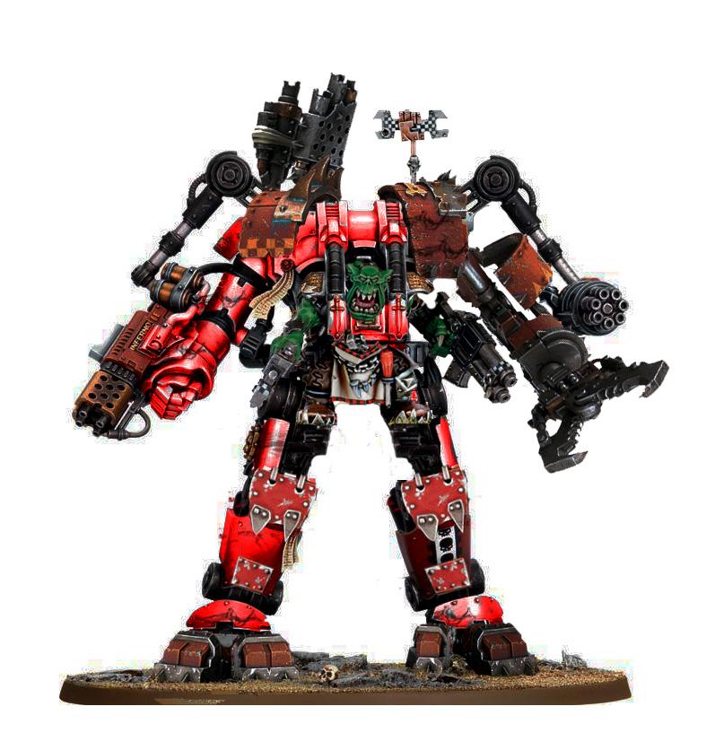 Conversion, Deff Dread, Dread Knight, Grey Knights, Looted, Marine Abuse, Orks