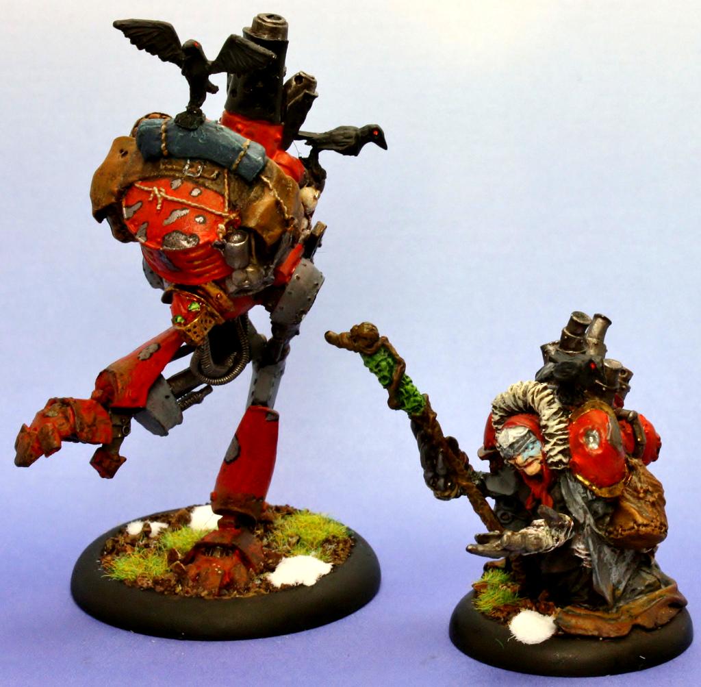 Khador, Warmachine, Old Witch and Scrapjack