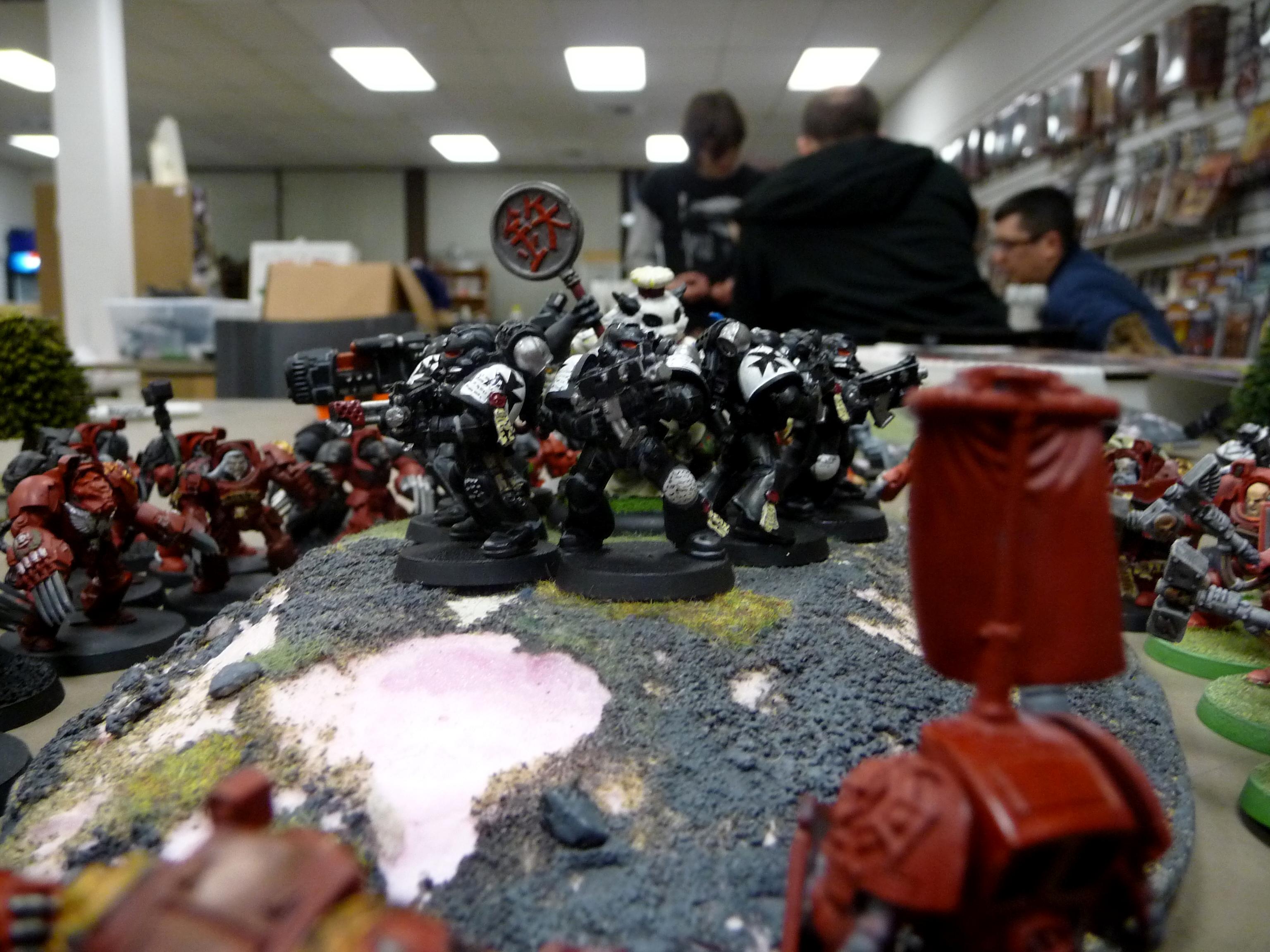 Black Templars, Blood Angeles, Dark Angeles, Eldar, Librarian, Space Marines, Terminator Armor, Wraithguard