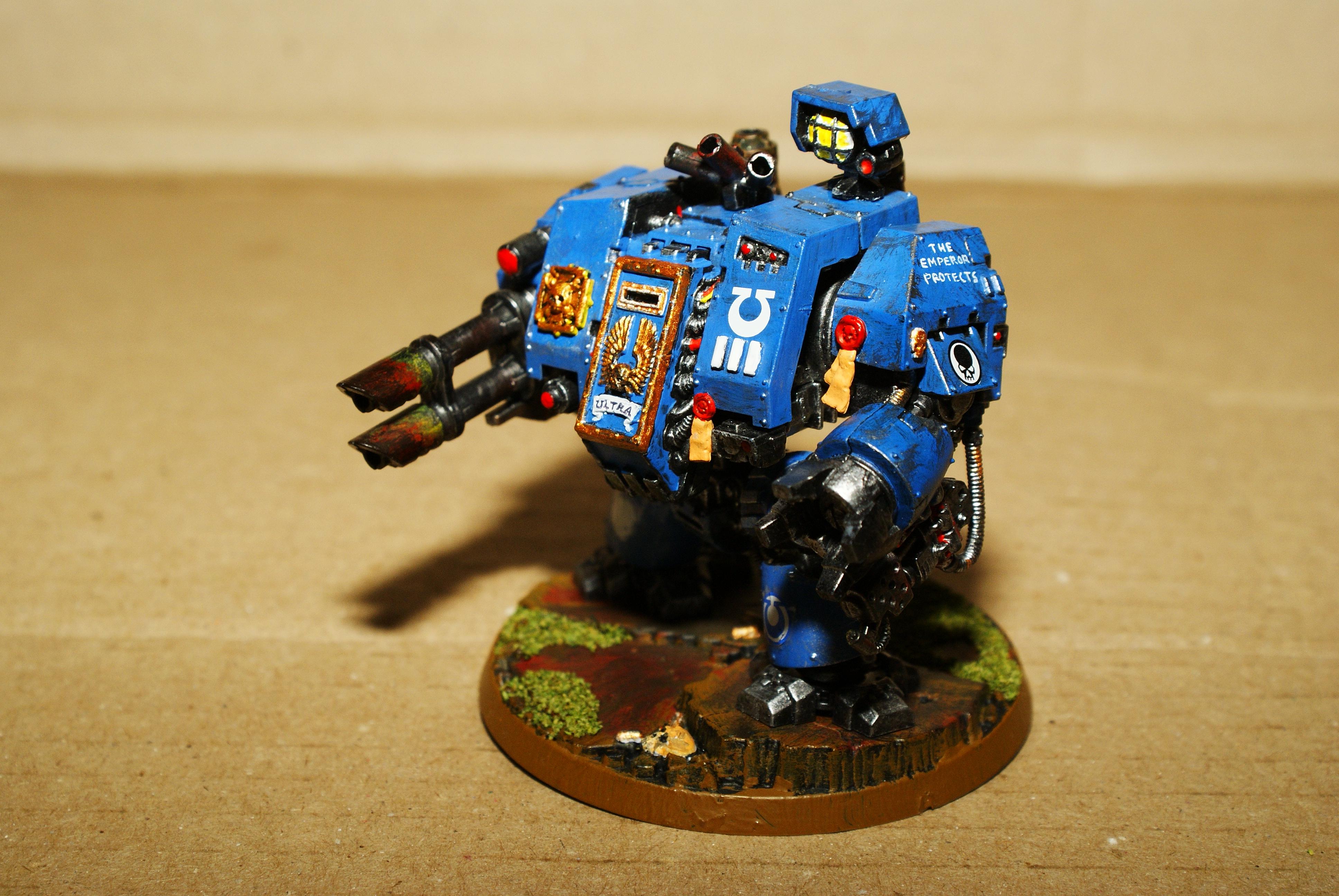 Dreadnought, Space, Space Marines, Ultramarines