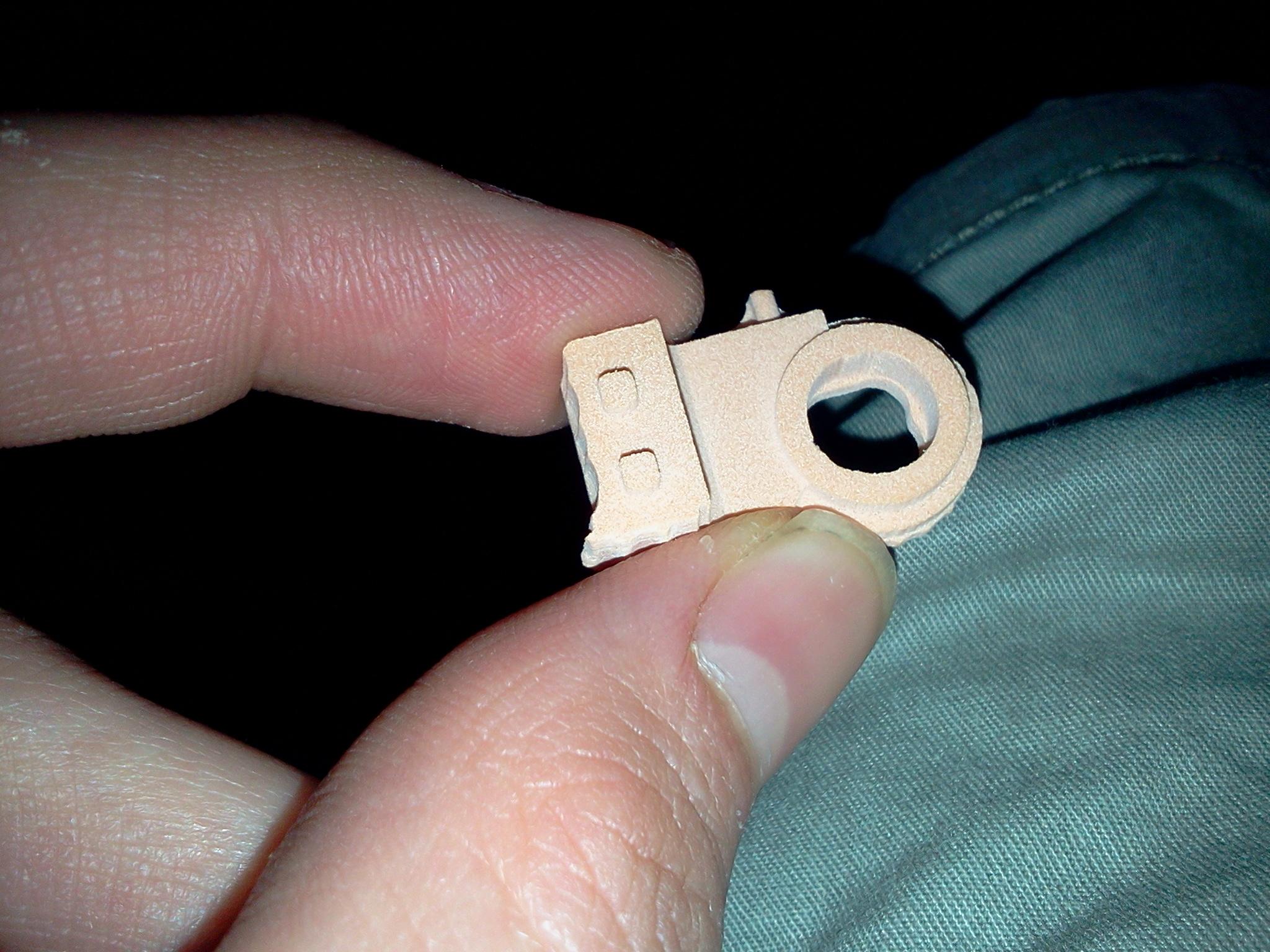 This bit has had the finishing pass done on it. Even on the lame chemiwood I used the finish is really nice
