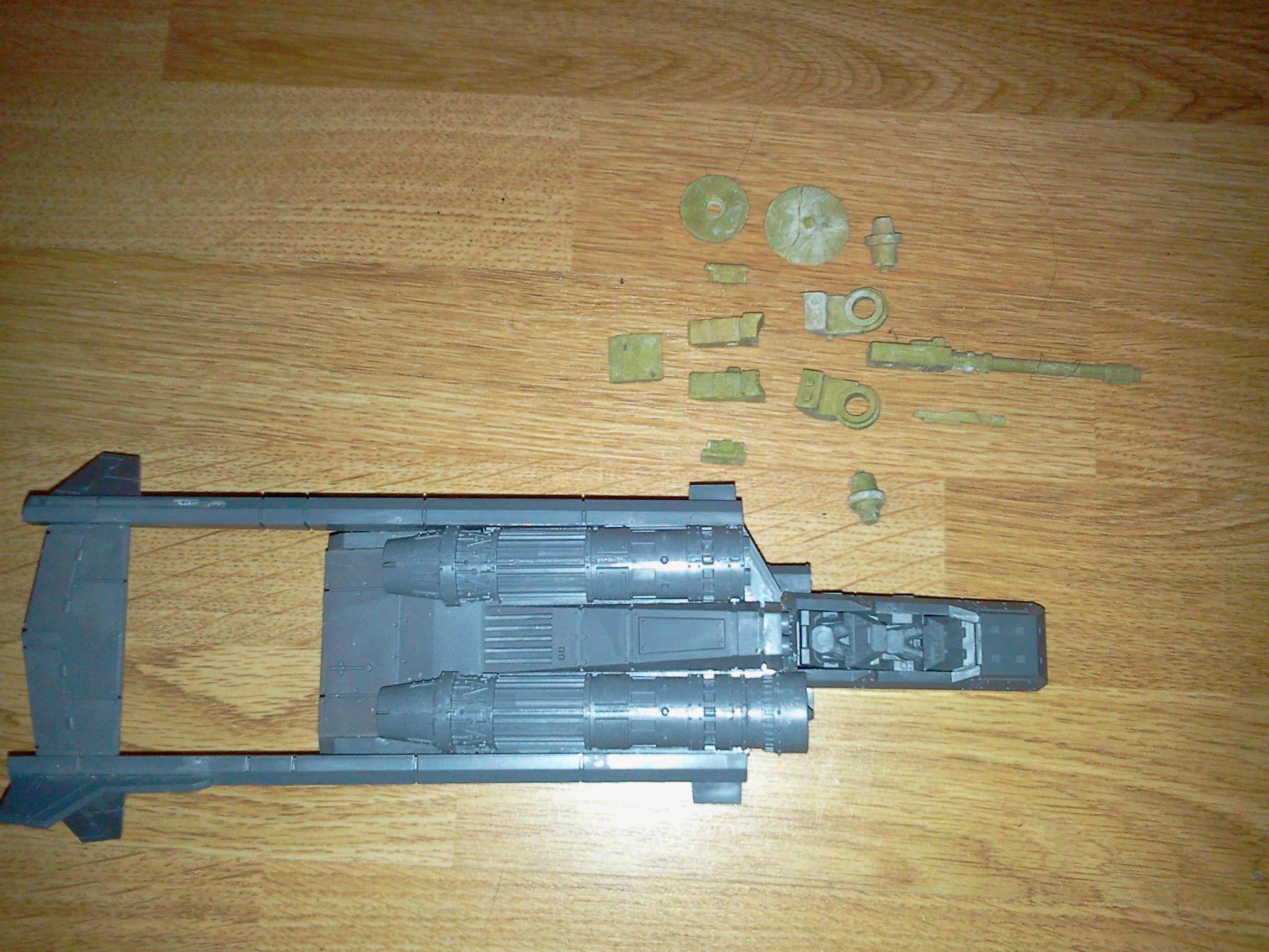 We 3D printed a version of the turret to test the concept. Unfortunately the resolution of the printer wasn't good enough to have the parts actually fit together. Shouldn't be a problem with the CNCed version