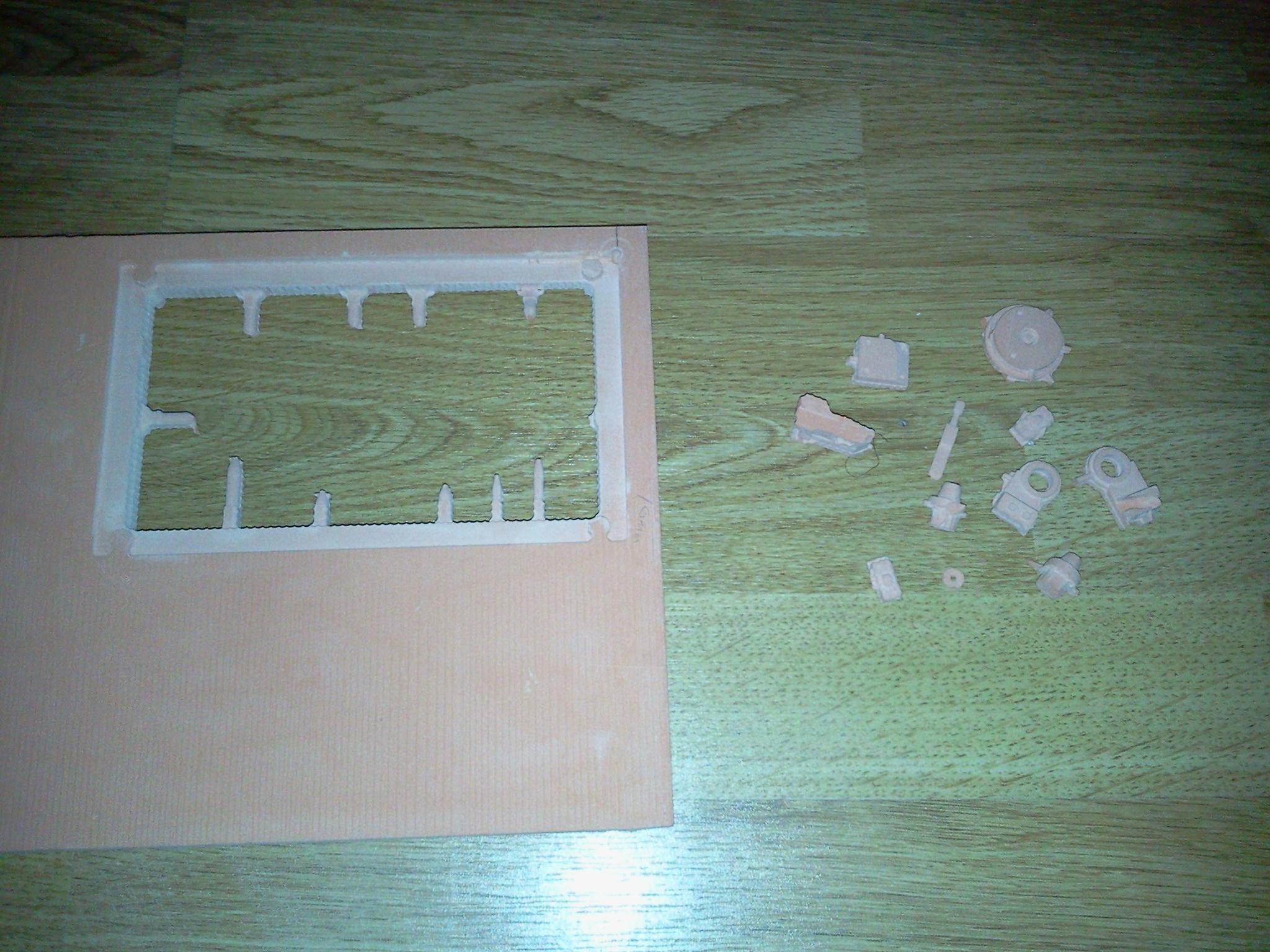 This is as far as the tester got before popping. I had to really dig around in all the dust to find the tiny disk