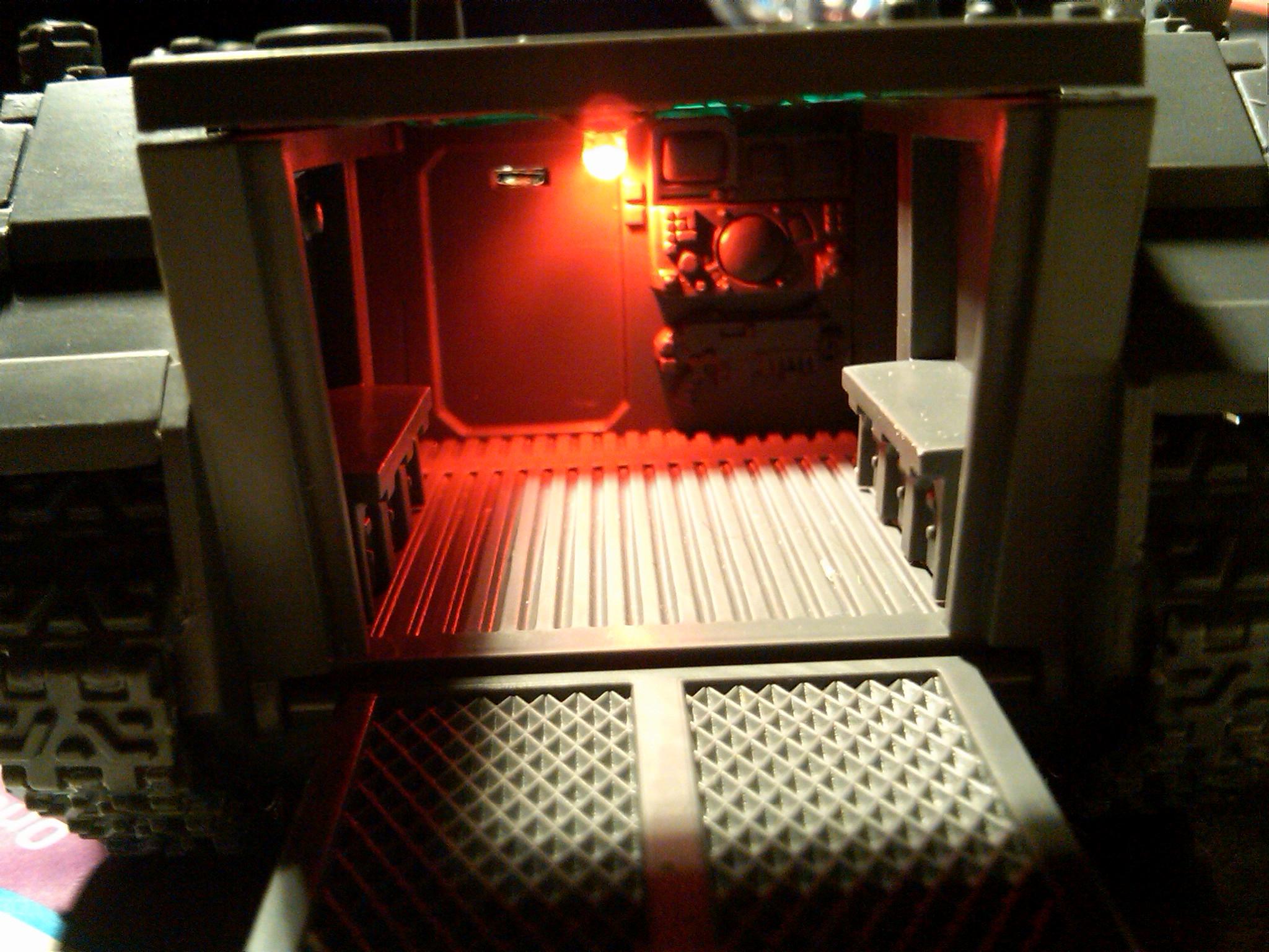 red led cargo bay of rhino