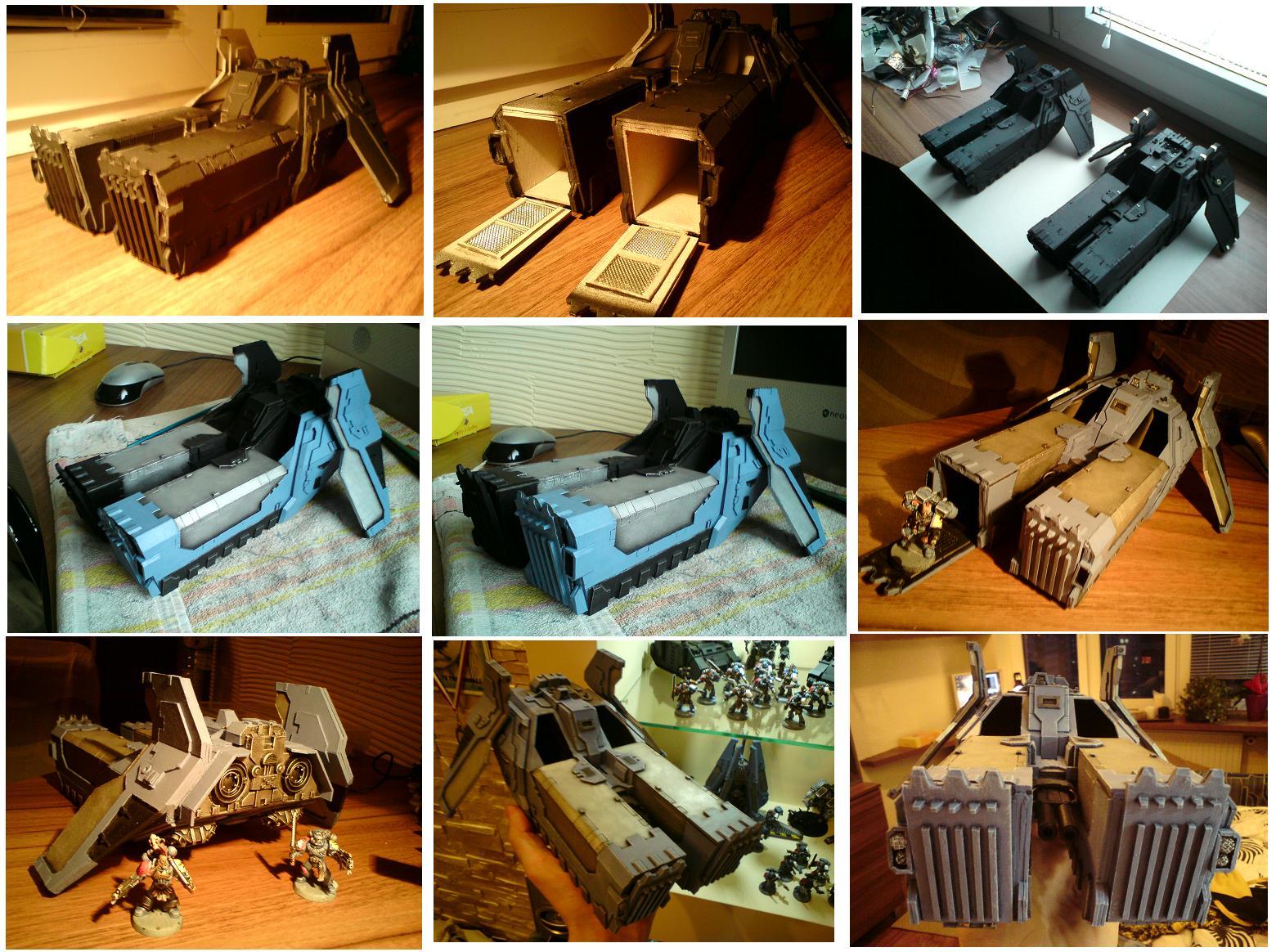 Assault Ramp, Caestus, Space Wolves, Warhammer 40,000, Work In Progress