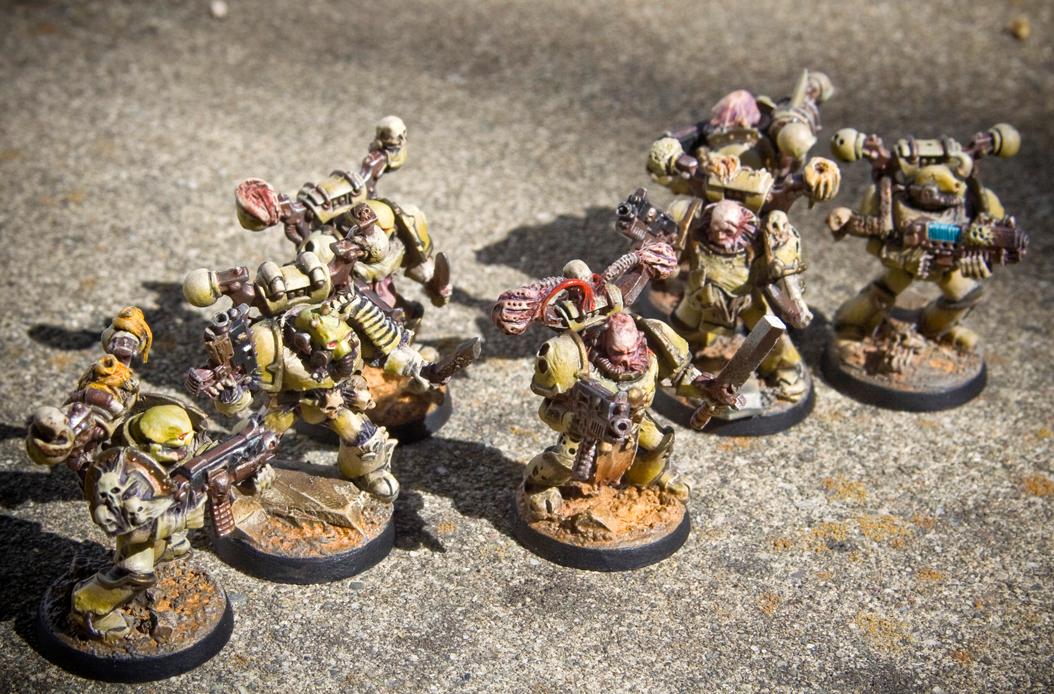 Chaos Space Marines, Death Guard, Plague Marines