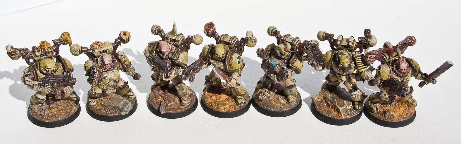 Chaos Space Marines, Death Guard, Nurgle, Plague Marines