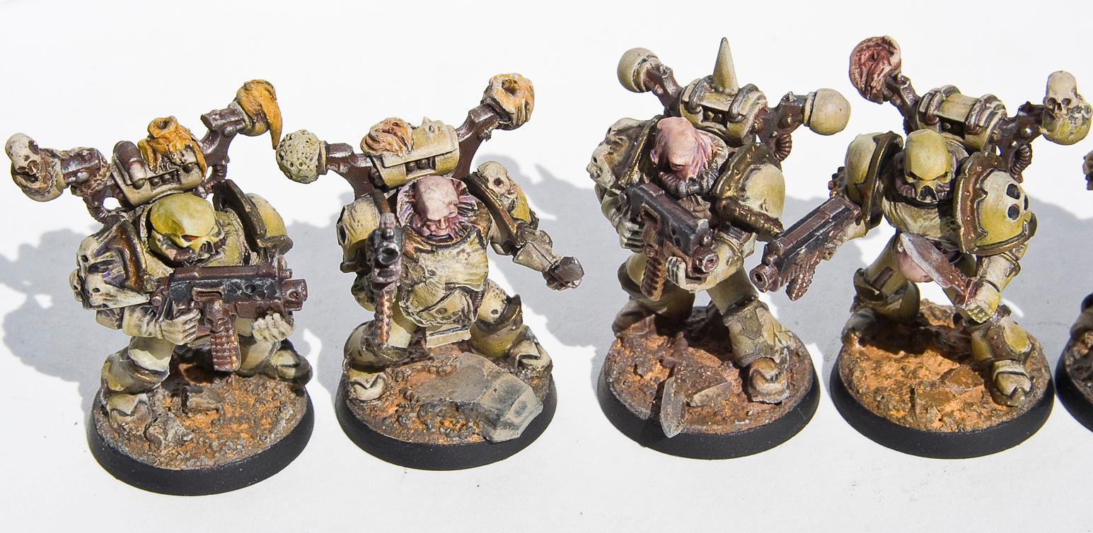 Chaos Space Marines, Death Guard, Plague Marines