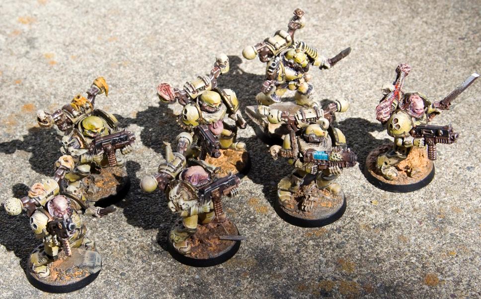 Chaos Space Marines, Death Guard, Plague Marines
