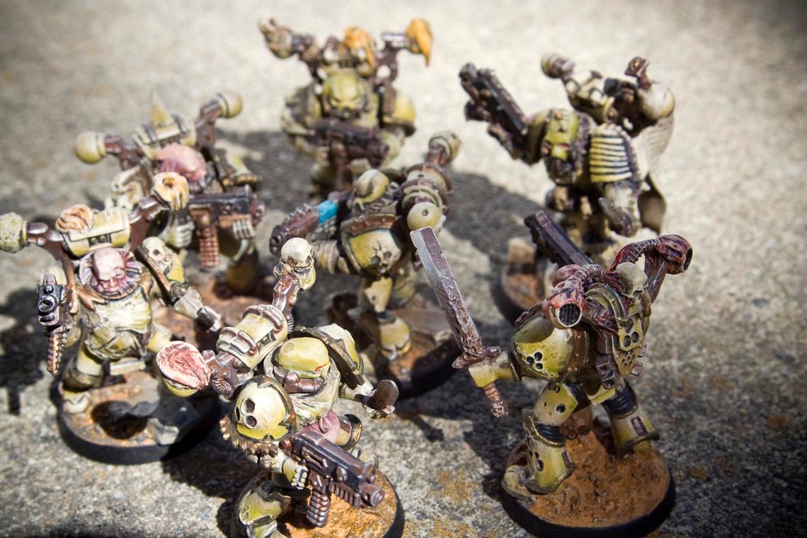 Chaos Space Marines, Death Guard, Plague Marines