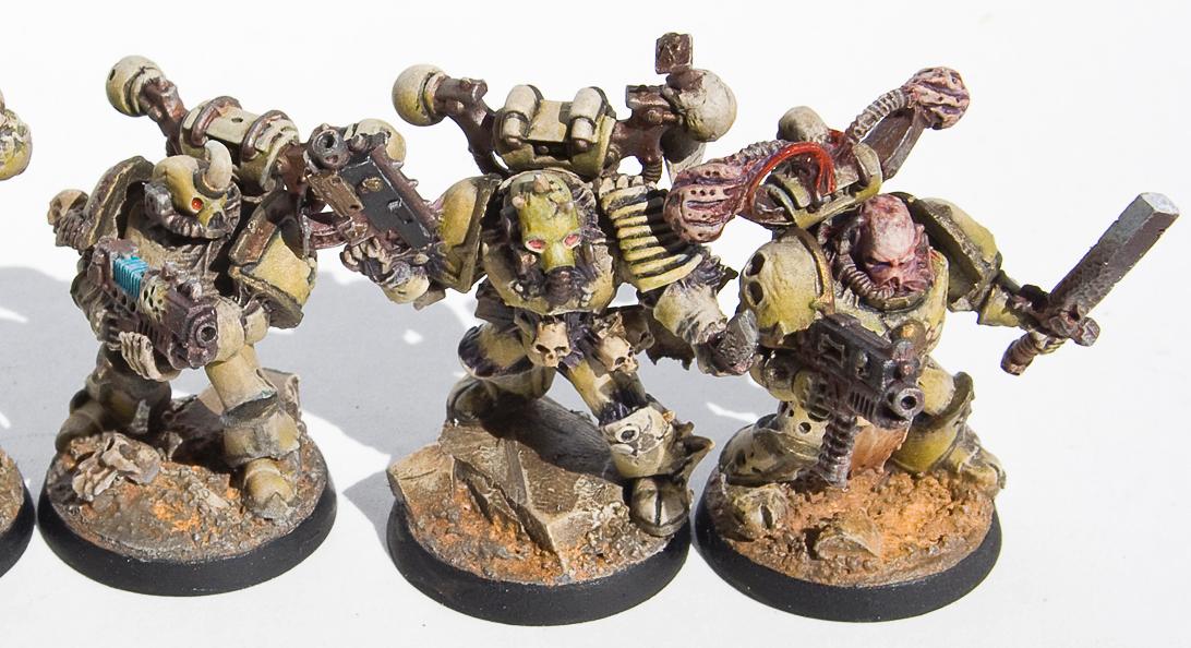 Chaos Space Marines, Death Guard, Plague Marines