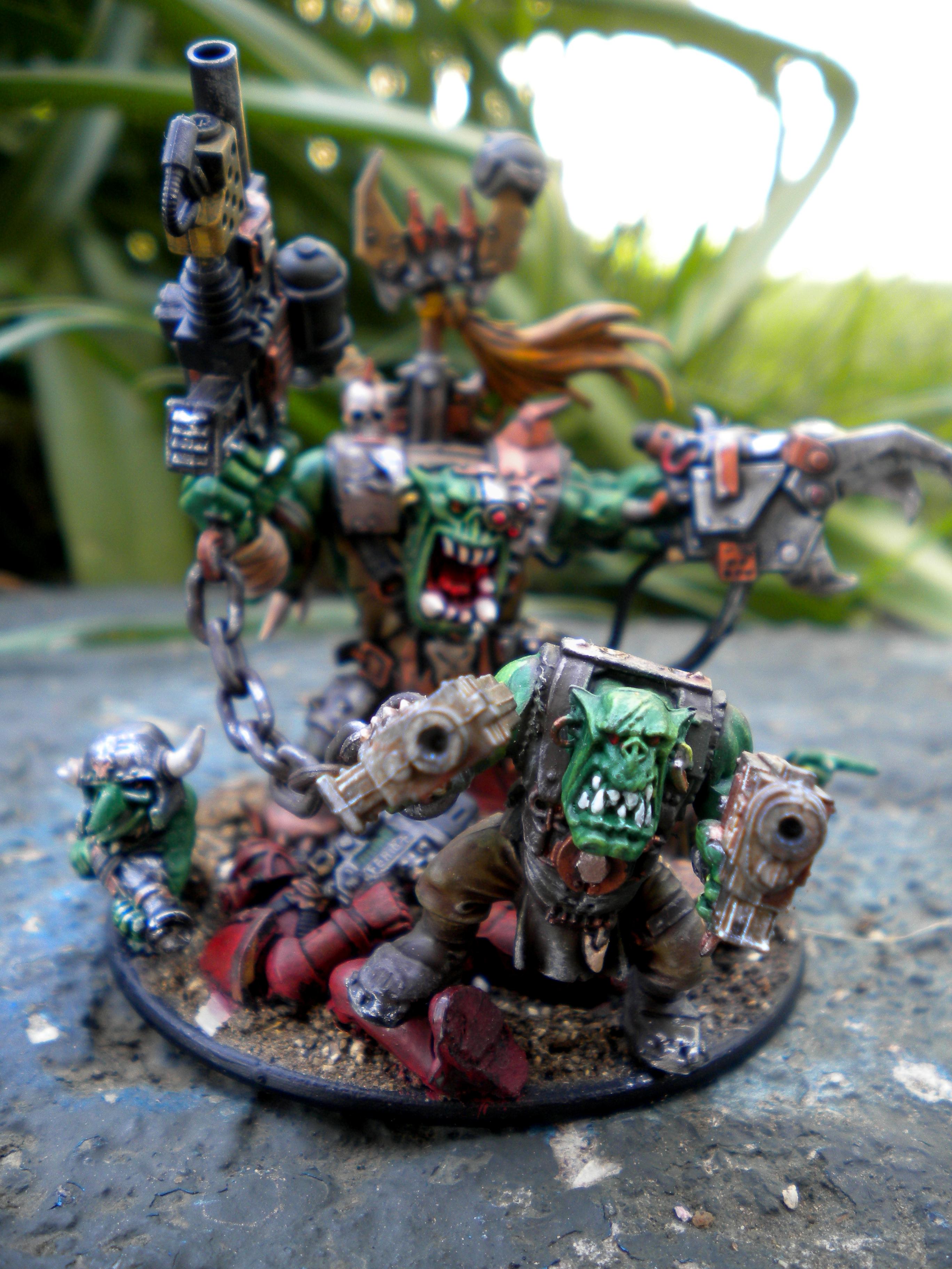 Assult and Black Reach Ork Boss and body guards