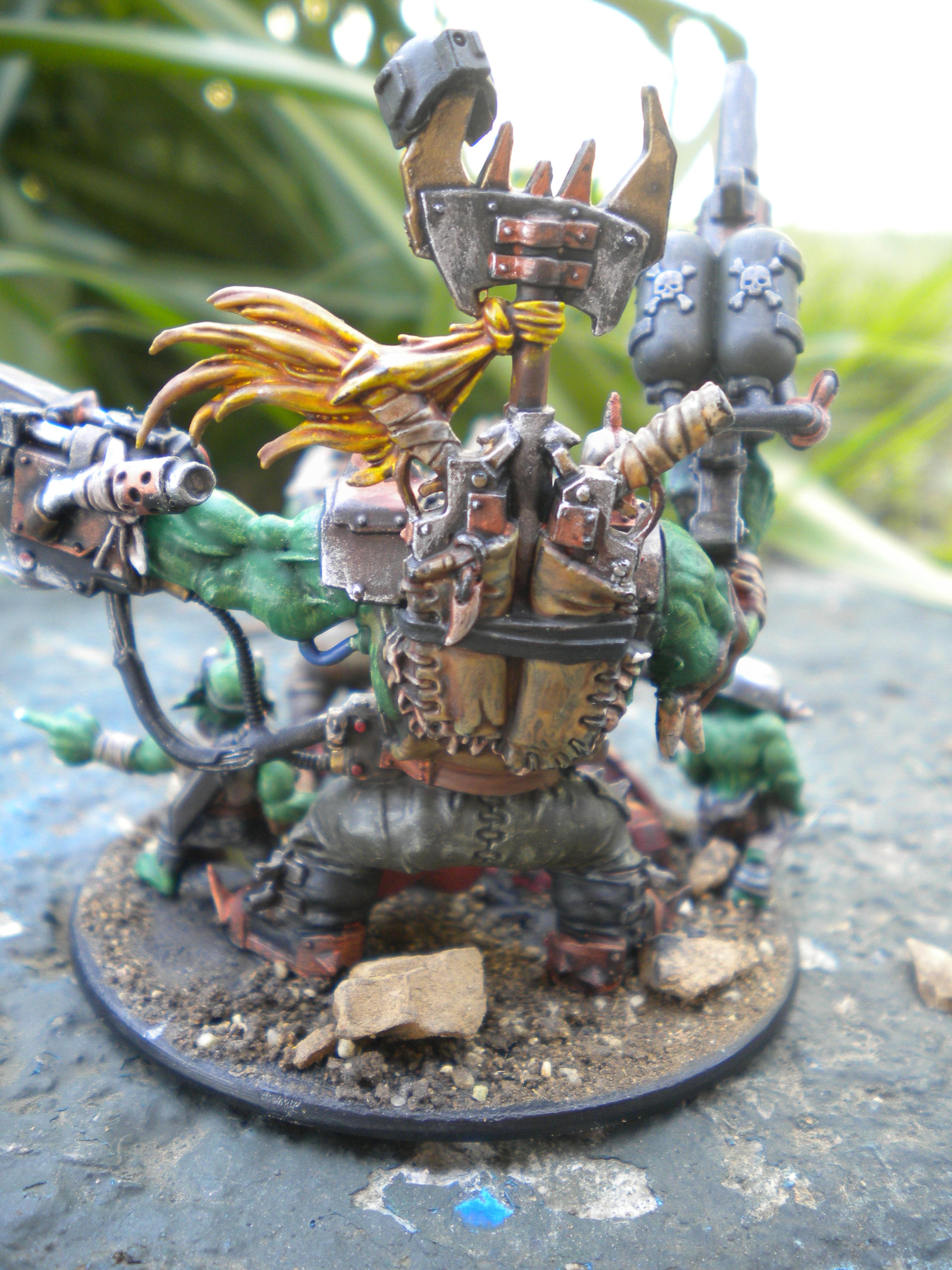 Assult and Black Reach Ork Boss and body guards