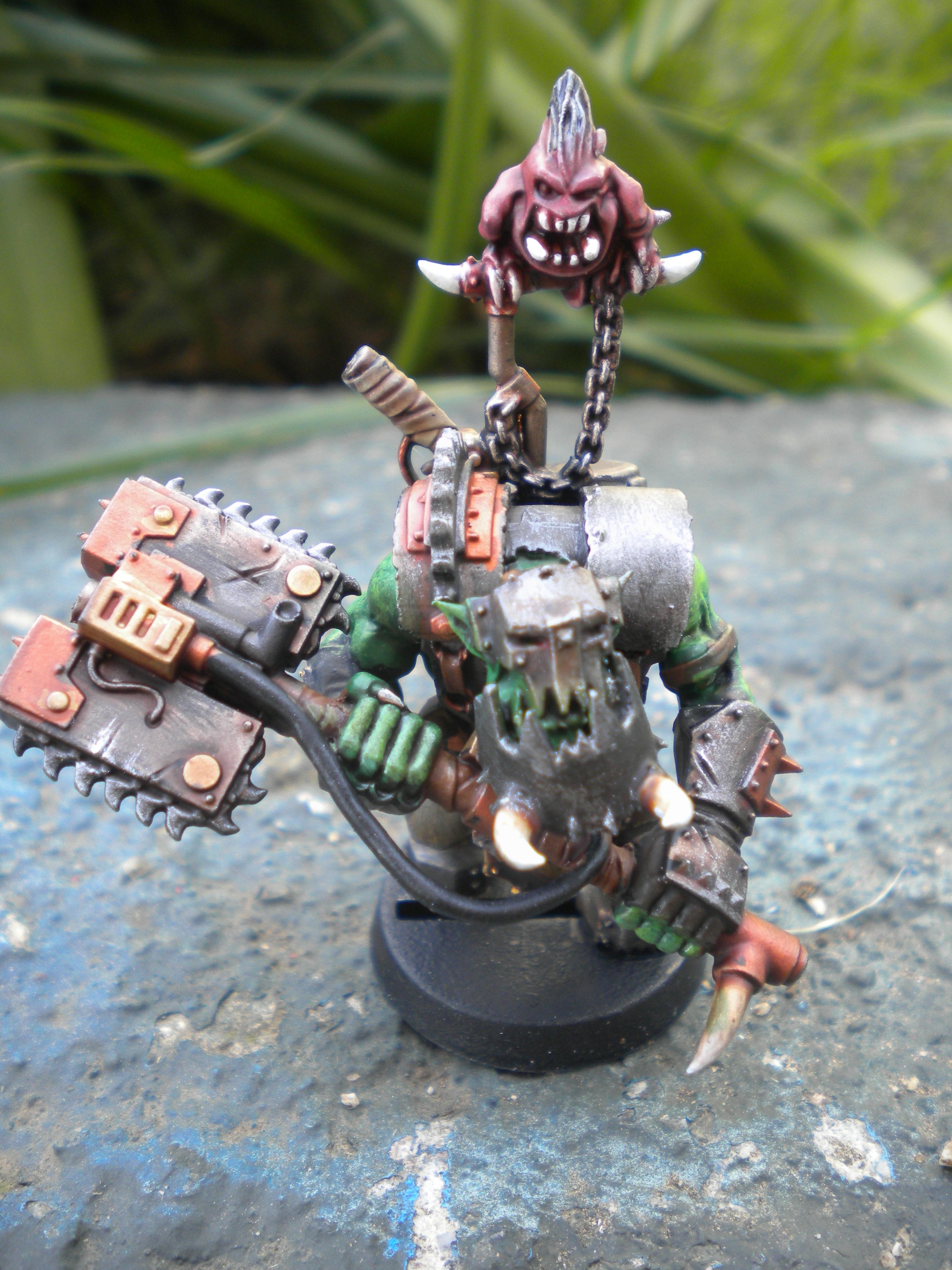 Ork Nob with chain-ax