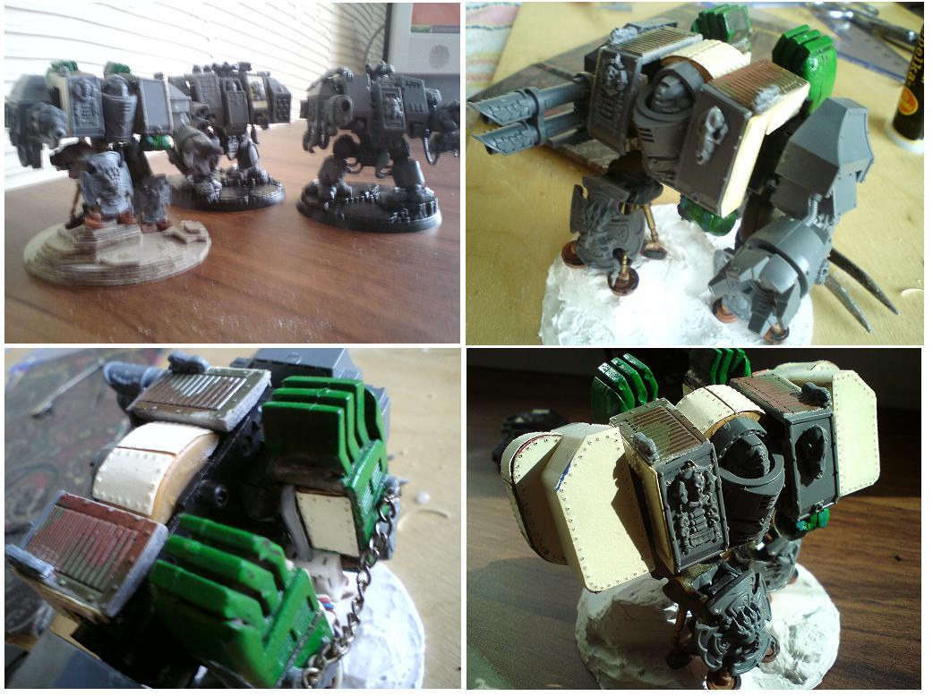 Autocannons, Dreadnought, Space Wolves, Venerable, Work In Progress