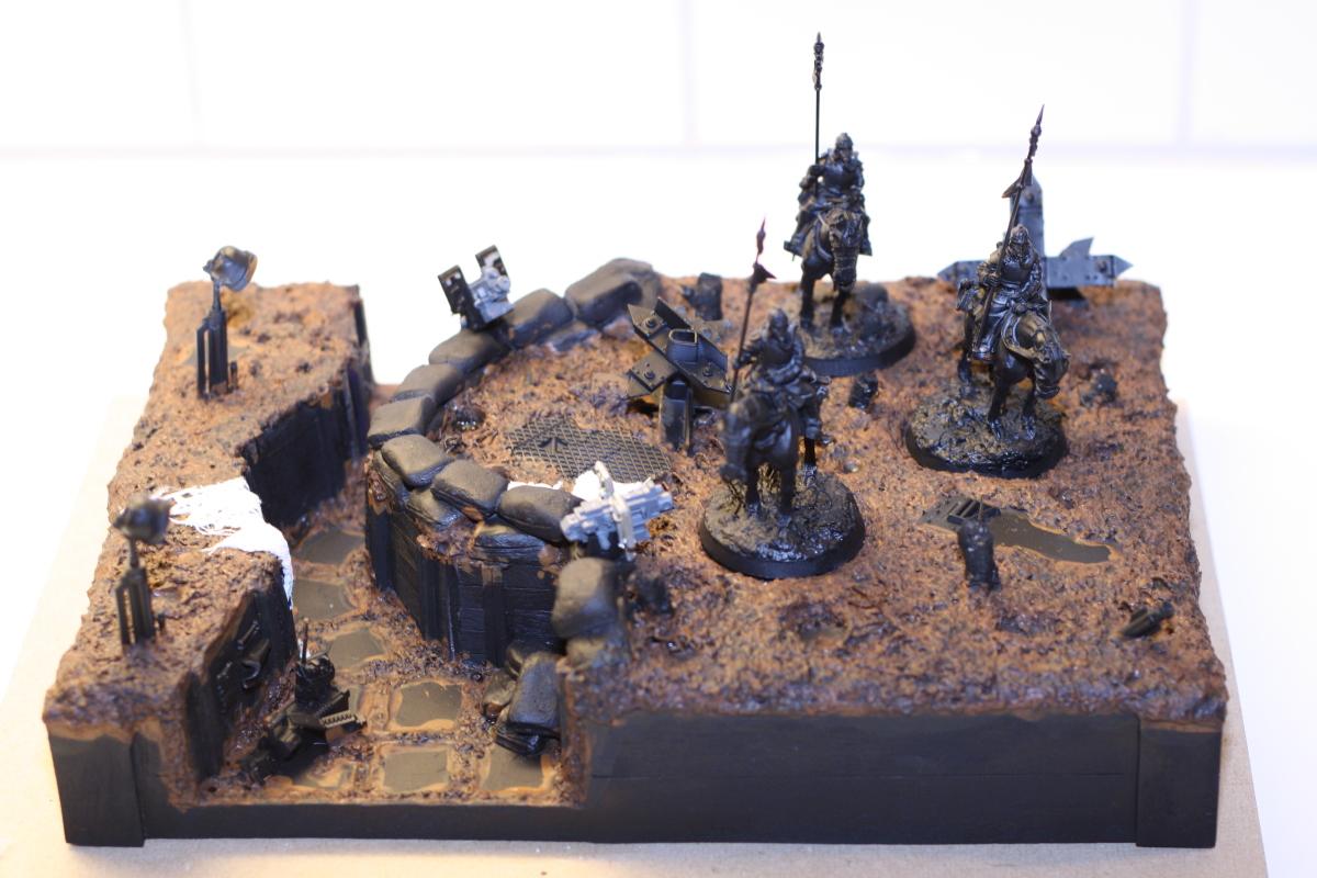 WIP Krieg death rider diorama