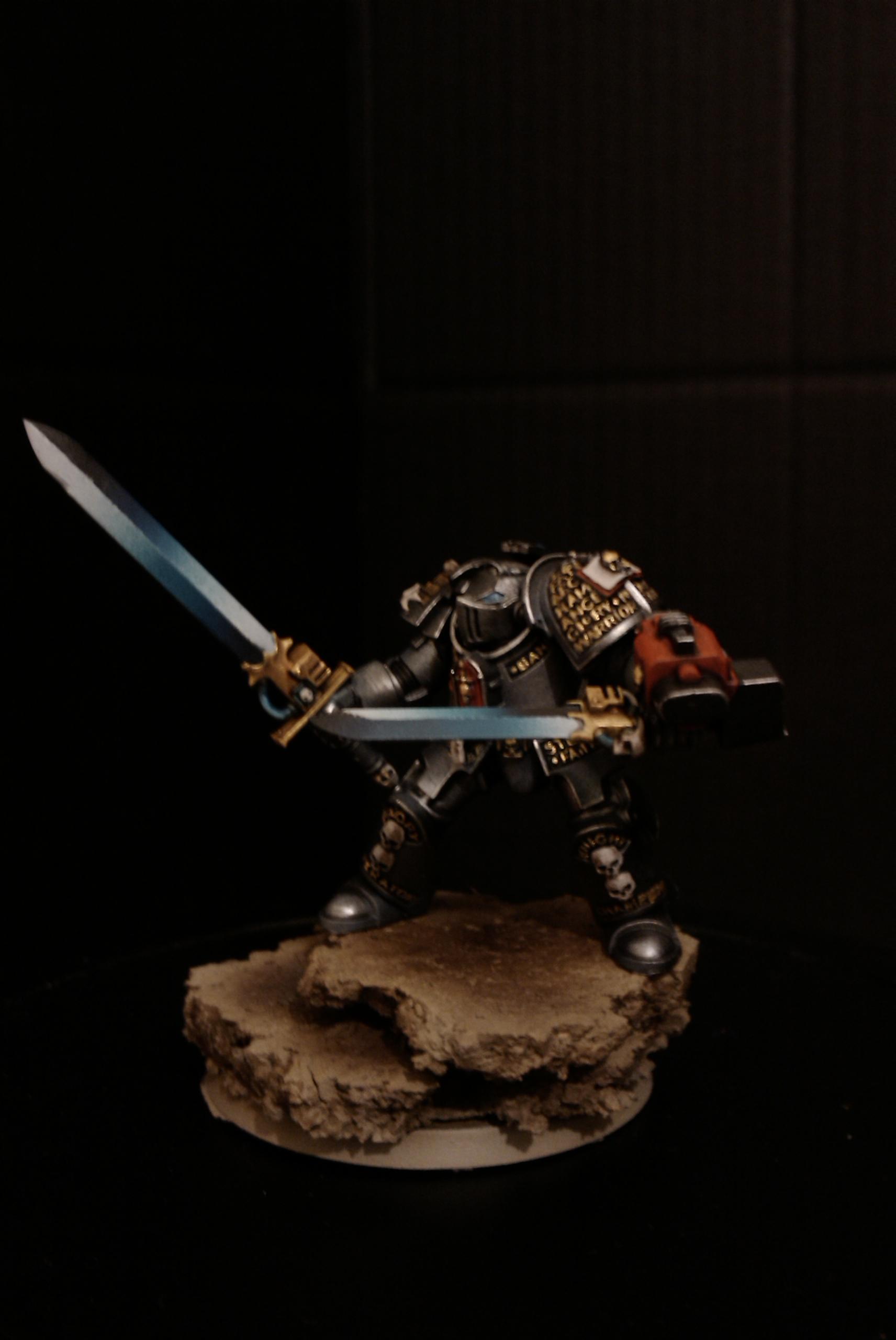 Games Workshop, Grey Knights, Painted, Terminator Armor, Warhammer 40,000