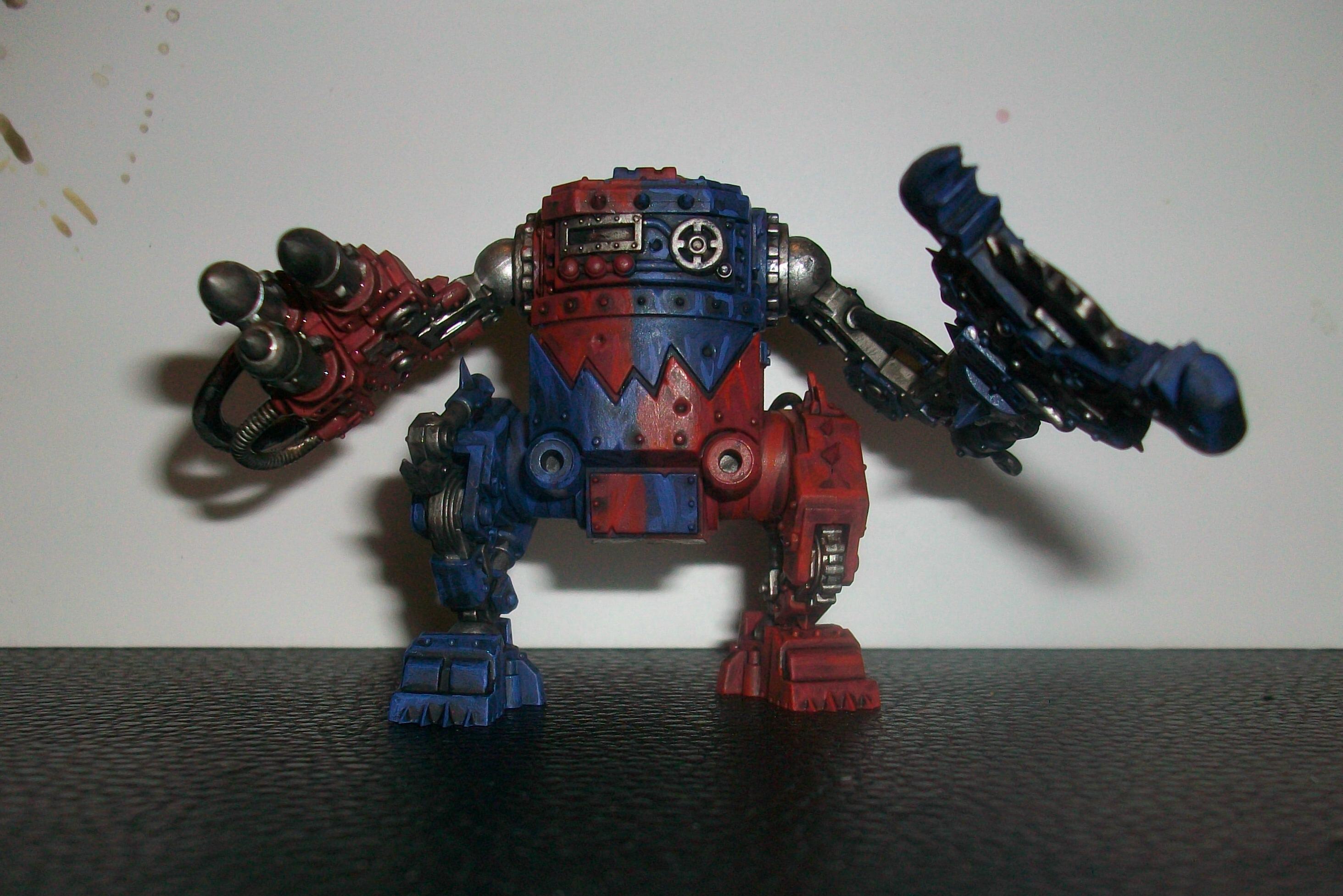 'ard Boyz, Da Brazen Klawz, Ork Dreadnought, Orks, Smorks, Warhammer 40,000