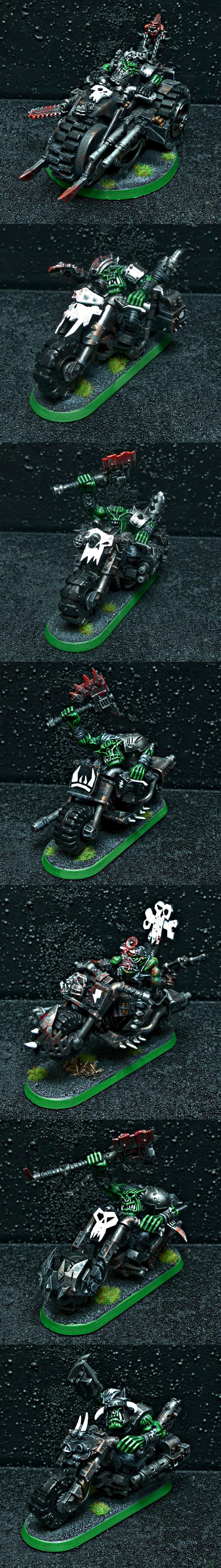 Big Choppa, Bikerboss, Goff, Goffs, Nob, Nob Biker, Nob Bikers, Orks, Painboy, Power Klaw, Warboss, Warboss On Bike