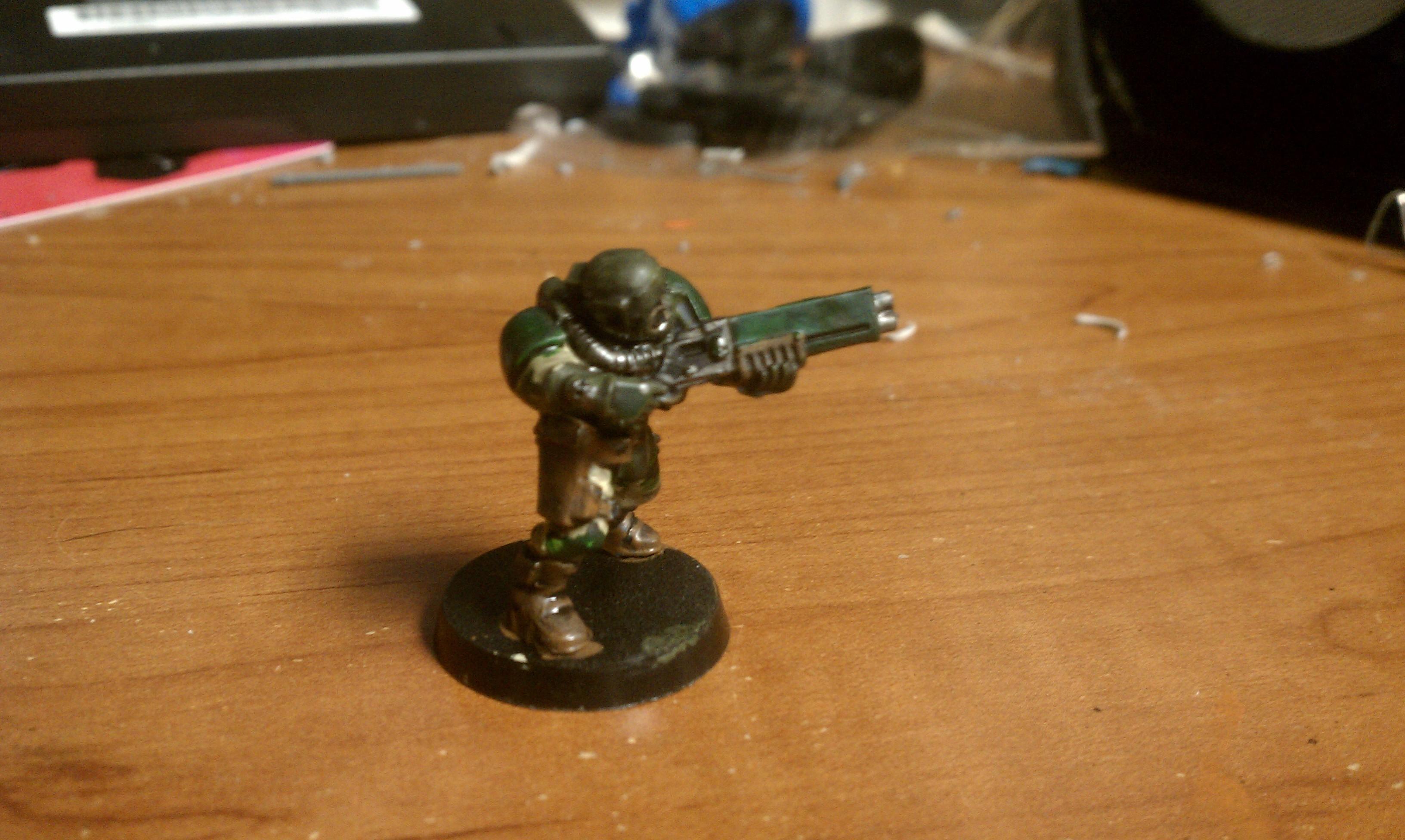 Side, shotgun view