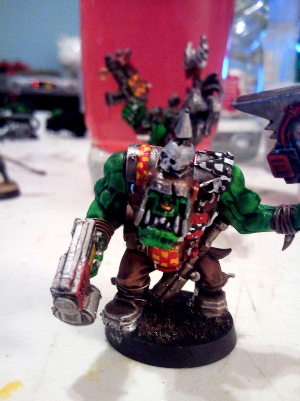 Finished, Orks, Painted, Painted Ork Checkered