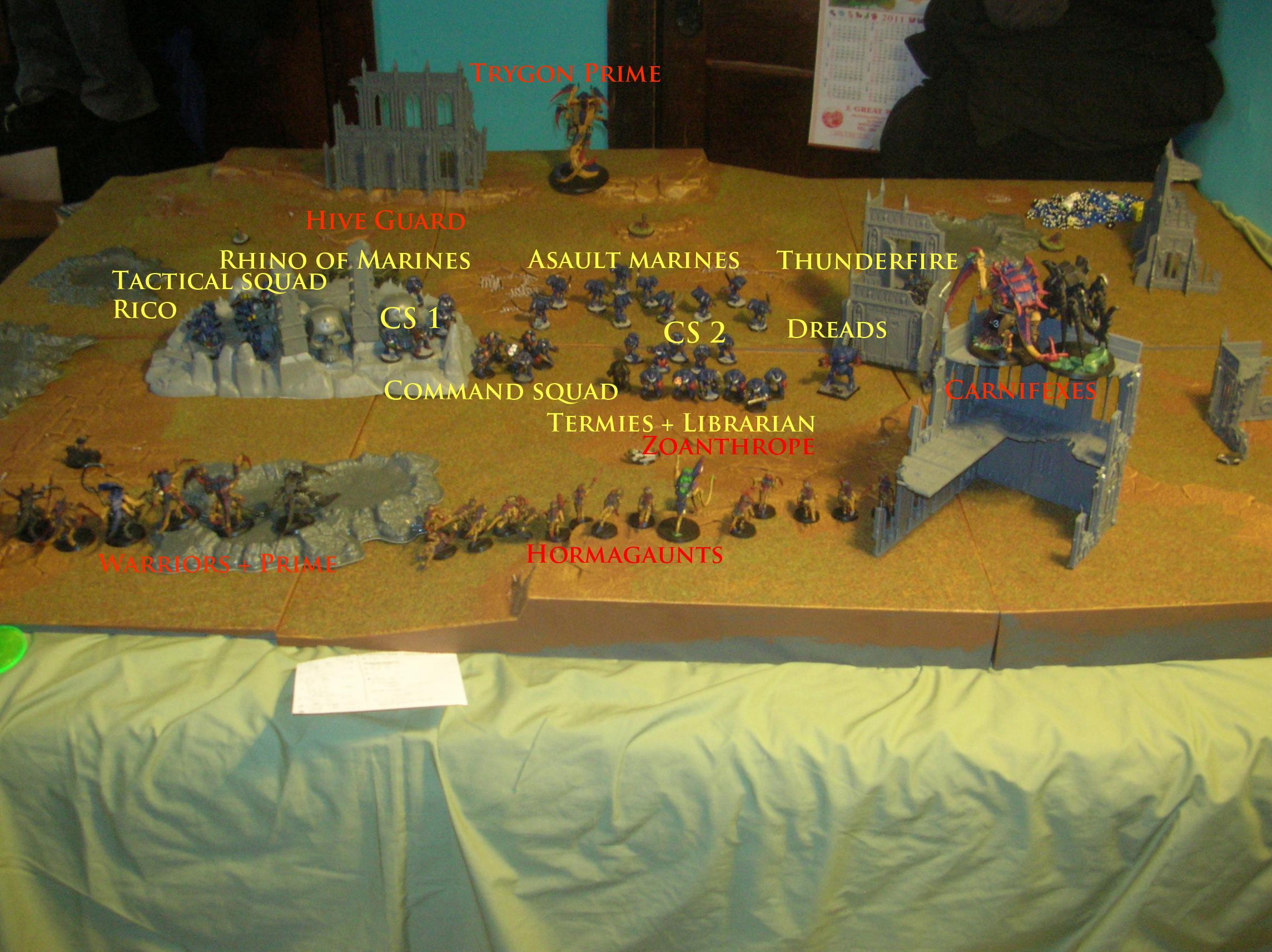 2nd Edition, Crimson Fist, Realm Of Battle, Rogue Trader, Space Marines, Tyranids