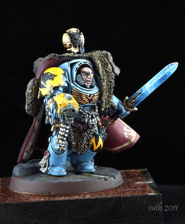 Lone Wolf, Power Sword, Space Wolves, Terminator Armor, Wolf Guard