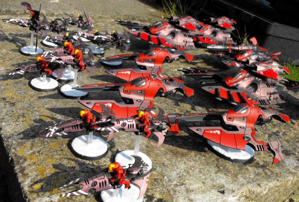 Army, Eldar, Falcon, Hornet, Saim-hann, Warhammer 40,000, Wave Sepent