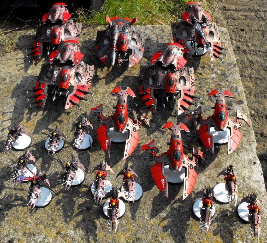 Army, Eldar, Falcon, Hornet, Saim-hann, Warhammer 40,000, Wave Sepent