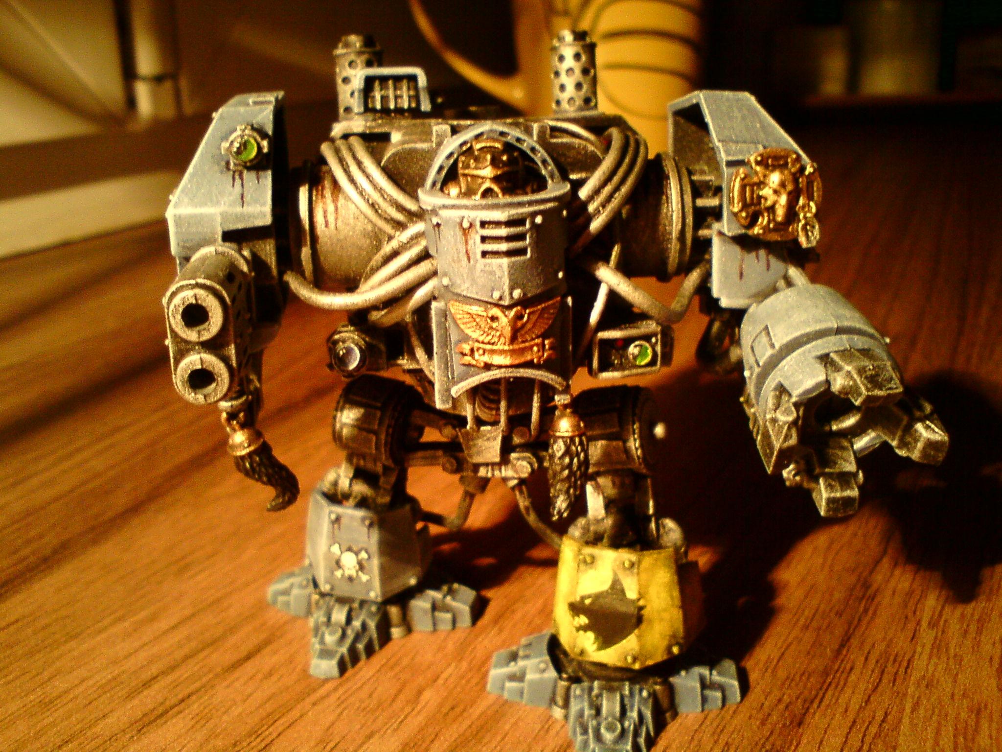 Autocannons, Dreadnouhgt, Space Wolves, Venerable Dreadnought, Work In Progress