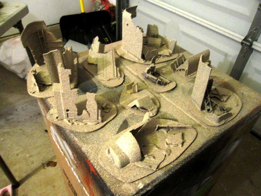 Buildings, Ruins, Terrain, Work In Progress
