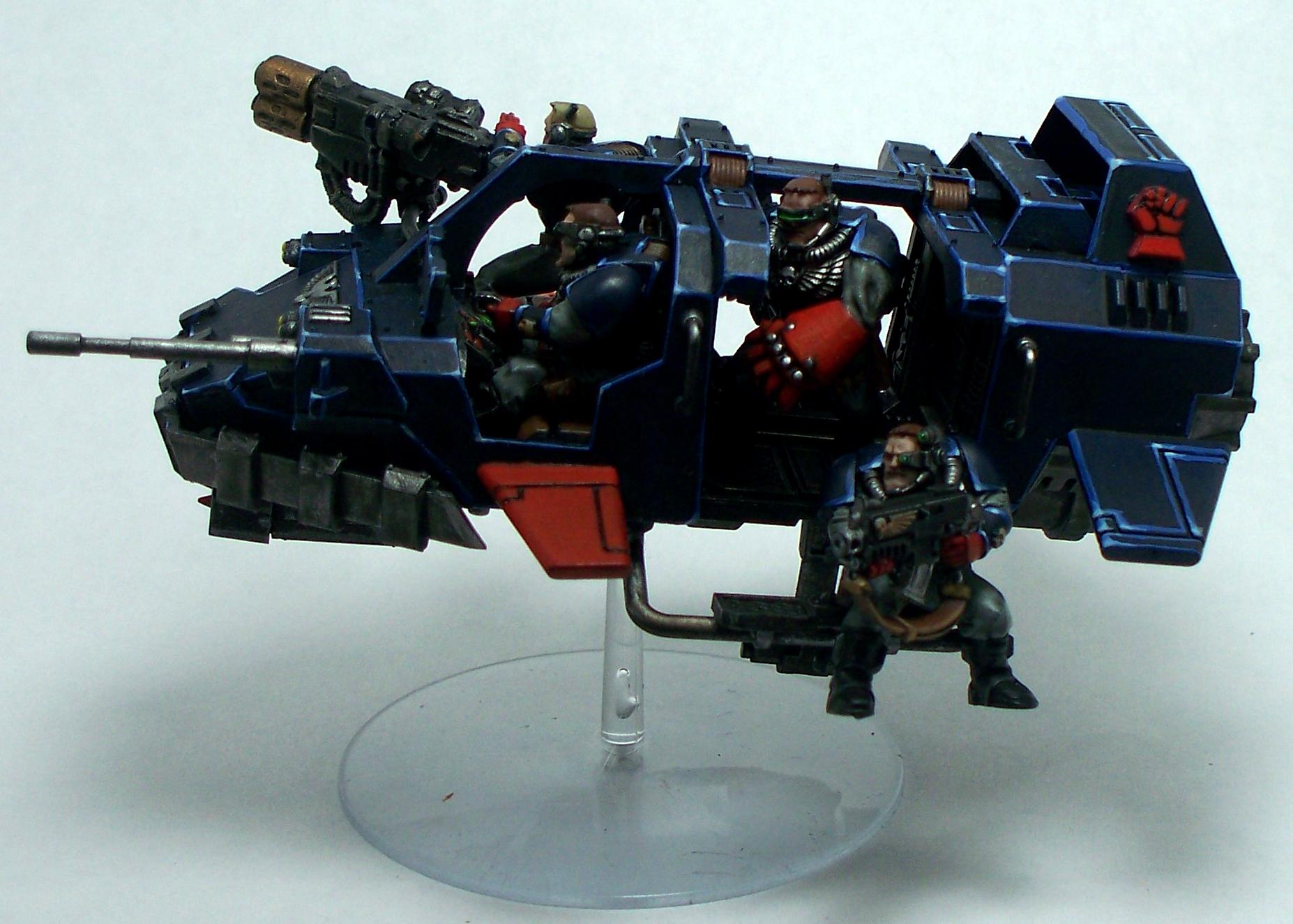 Crimson Fists, Land Speeder, Scouts, Space Marines, Storm, Warhammer 40,000