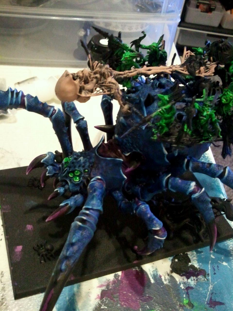 Arachnarock, Painted, Skeletons, Spider, Work In Progress