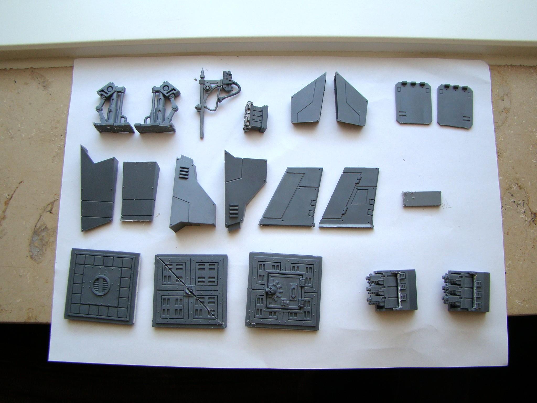 Blood Angels, Space Marines, Storm Raven, Warhammer 40,000, Work In Progress