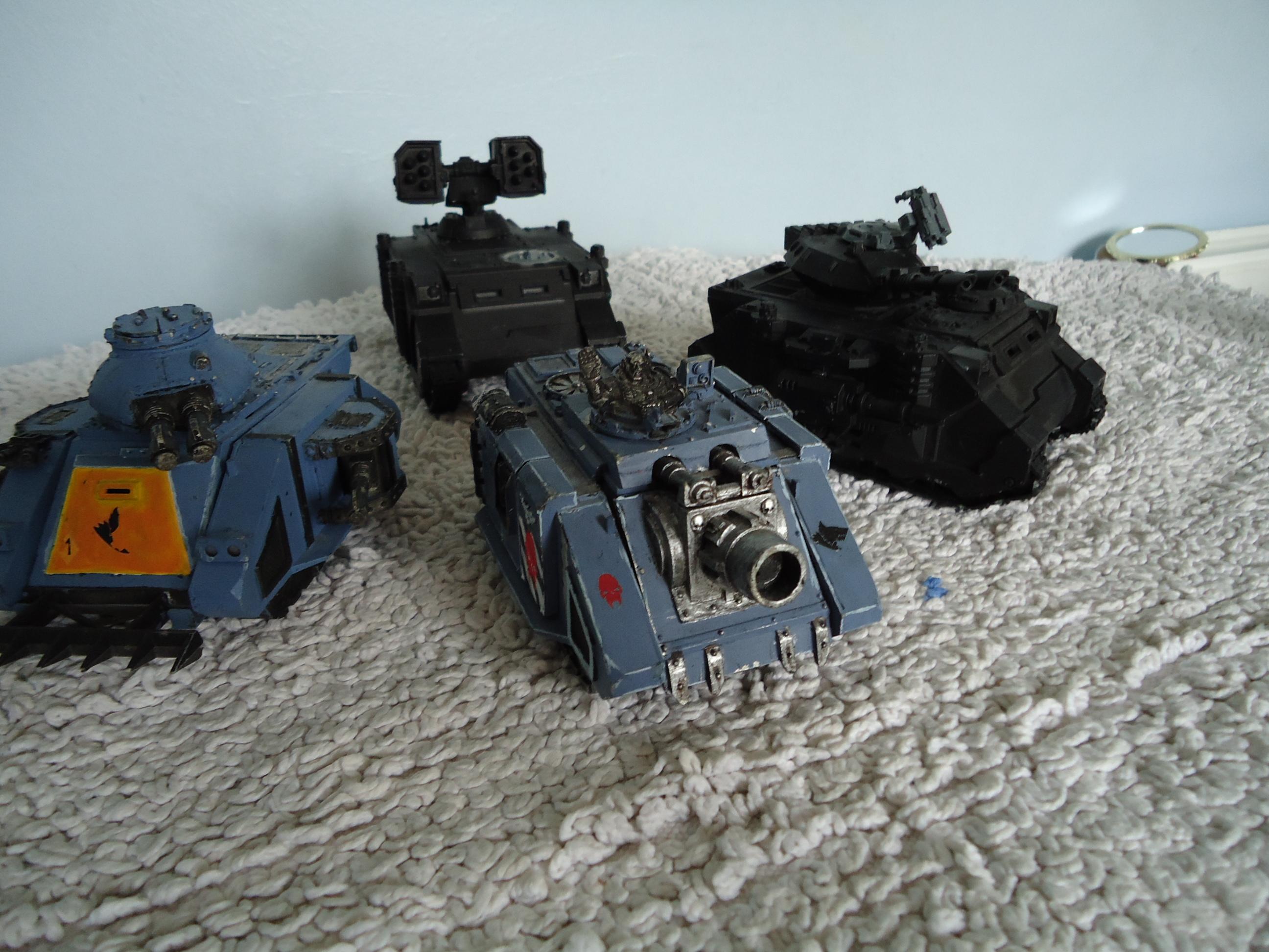 The big guns (all due to be repainted)!