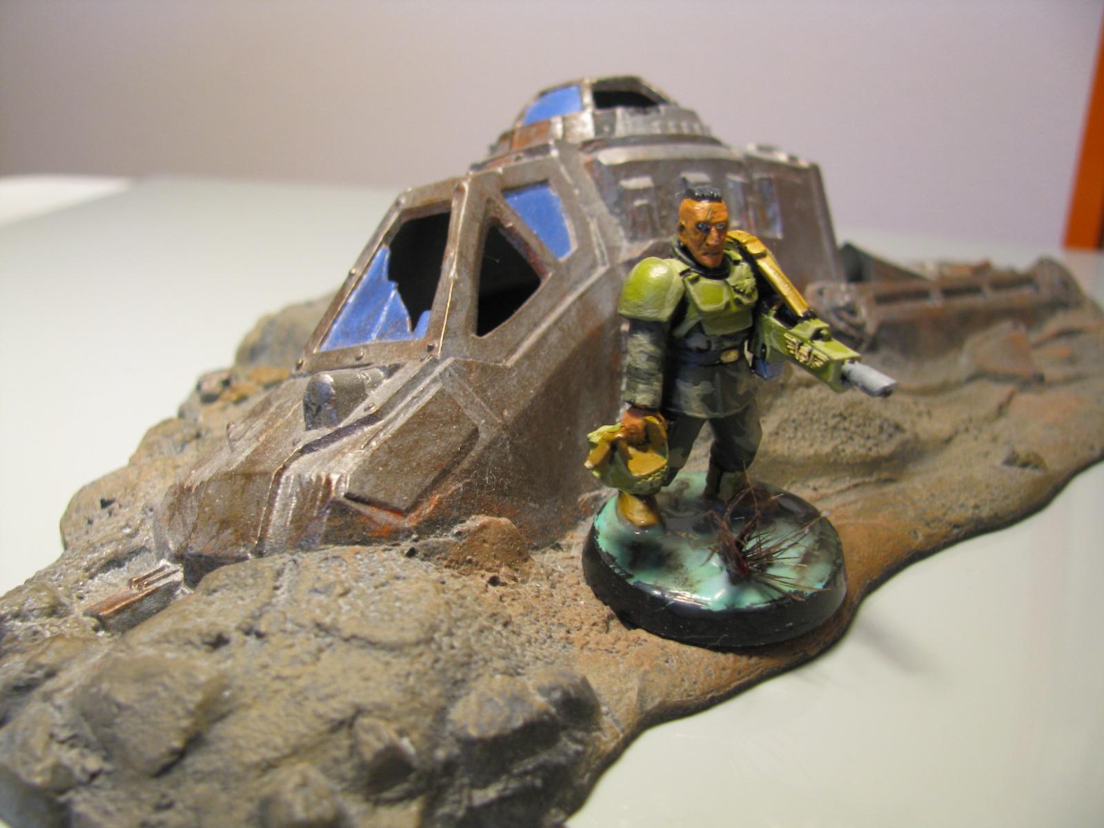 Aquila Lander, Imperial Guard, Swamp Base, Warhammer 40,000