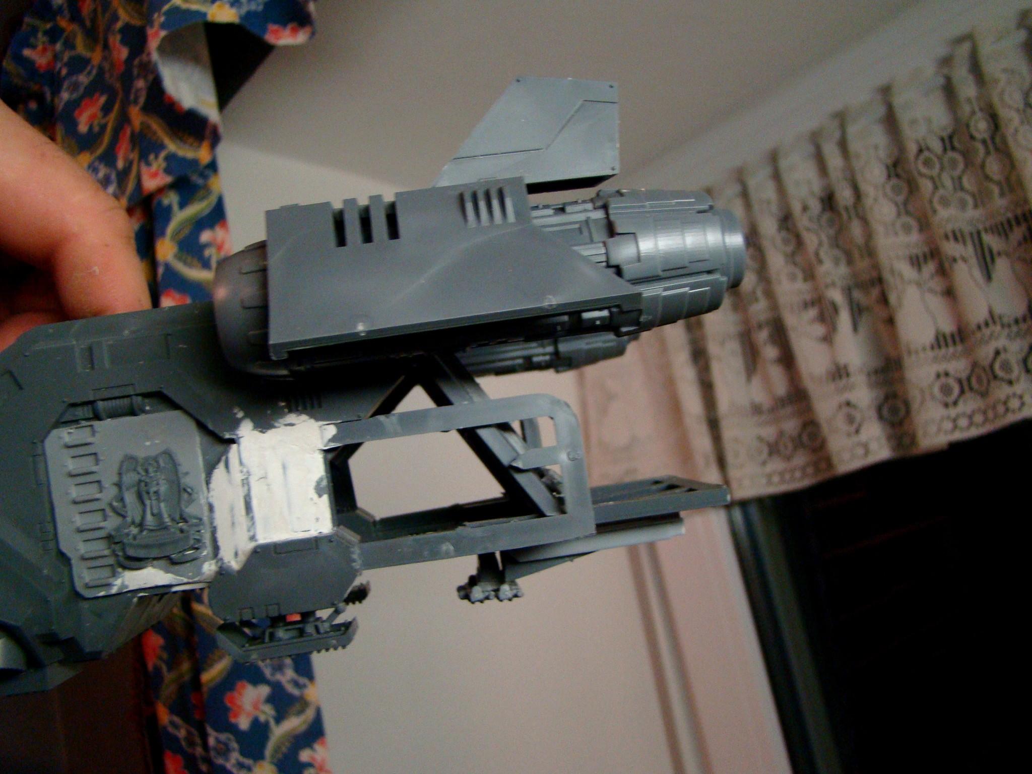 Blood Angels, Space Marines, Sr Rear Hull Struts, Storm Raven, Warhammer 40,000, Work In Progress