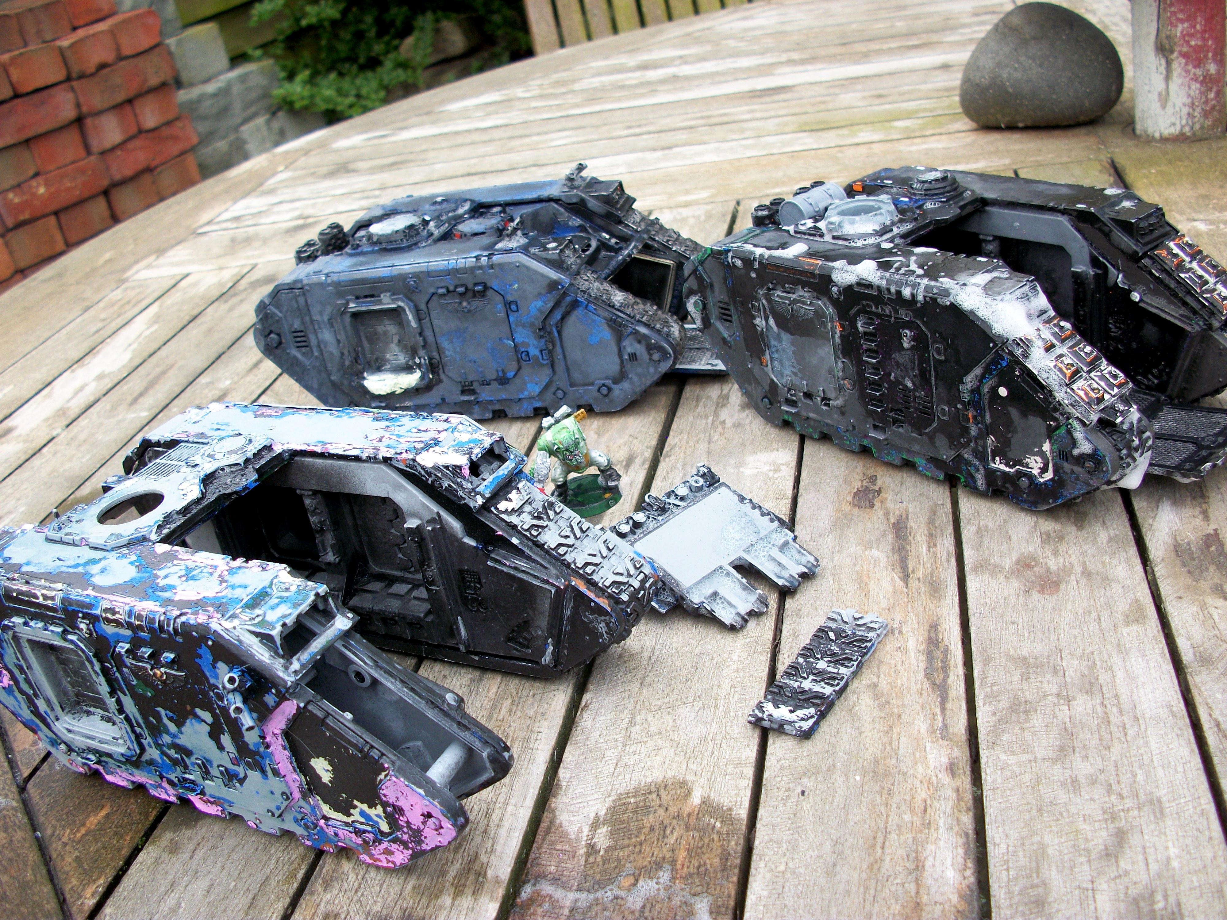 Paint Stripping Landraider