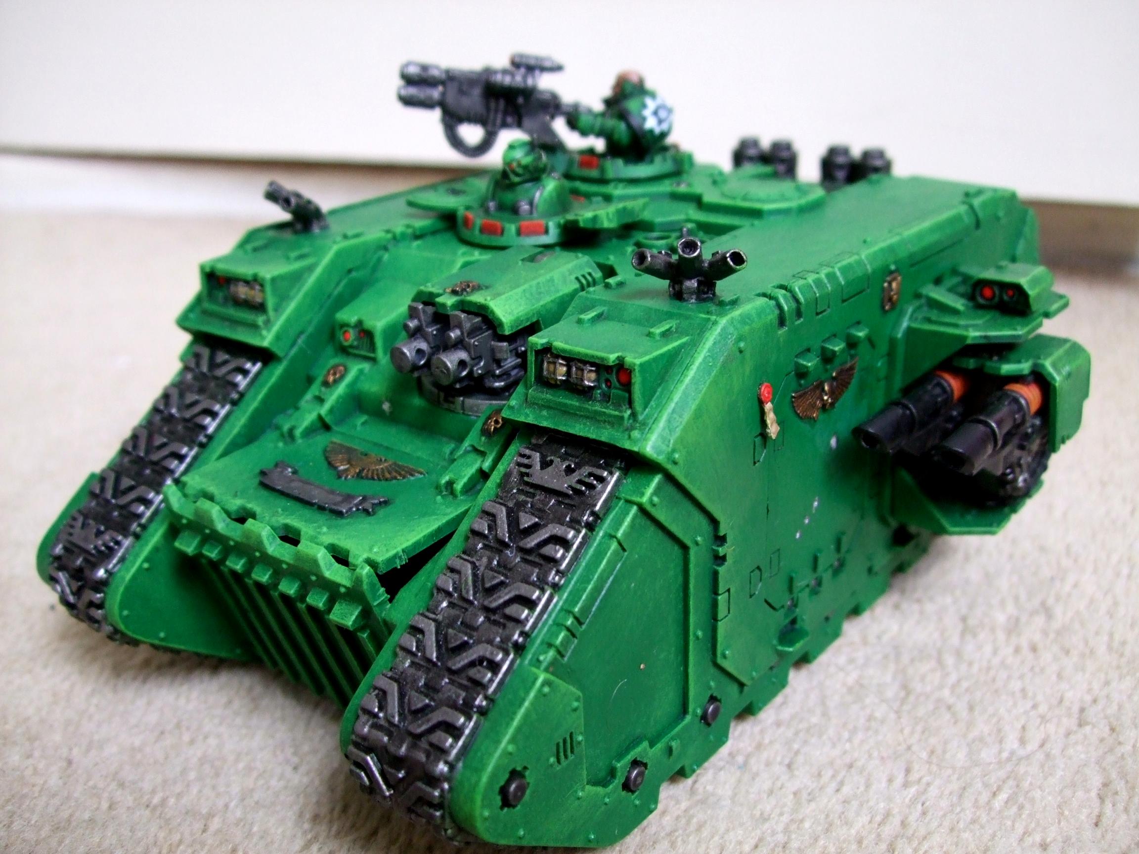 Aurora, Headquarters, Land Raider, Multimelta, Pintle Weapon, Space Marines