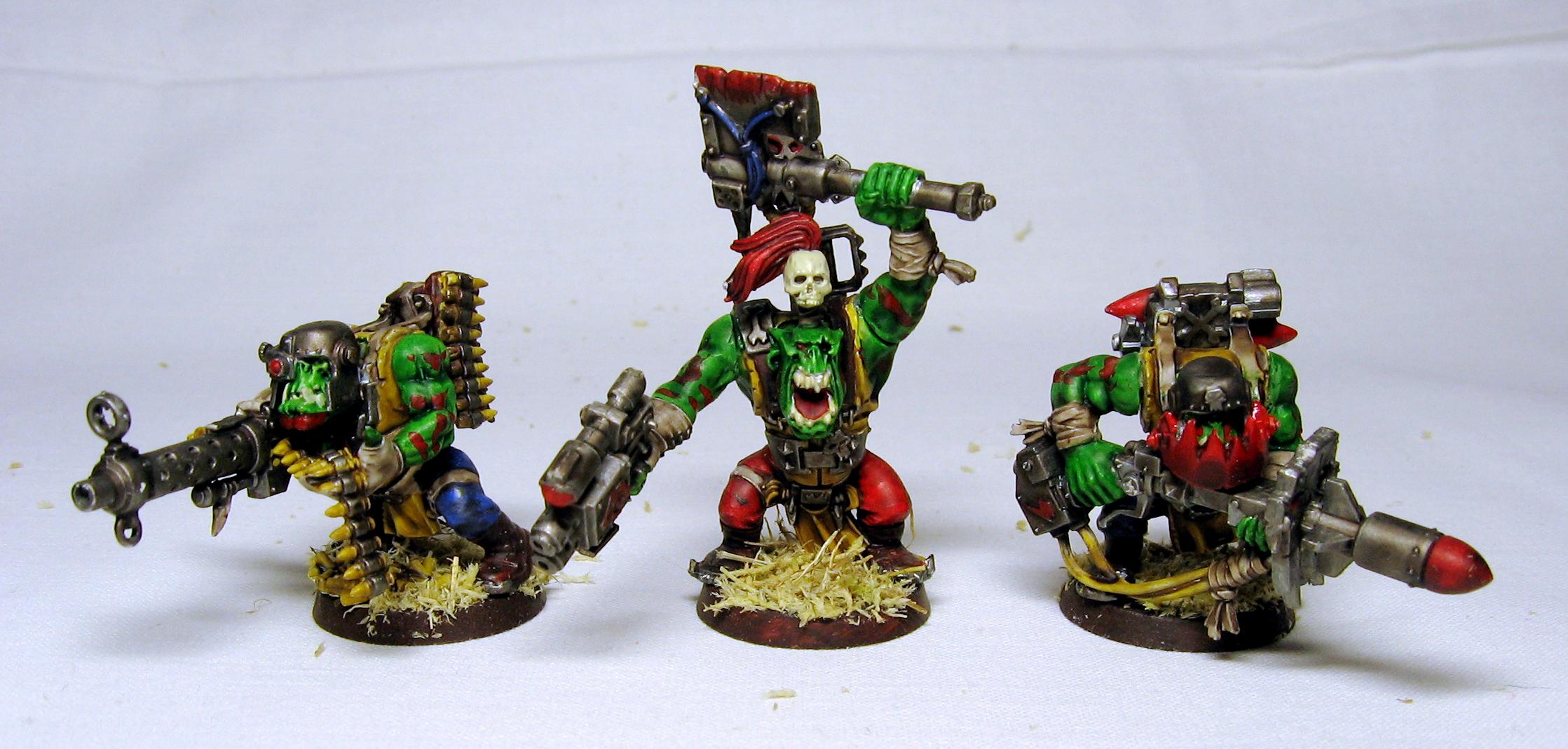 Orks, 'eavy dakka boyz and nob