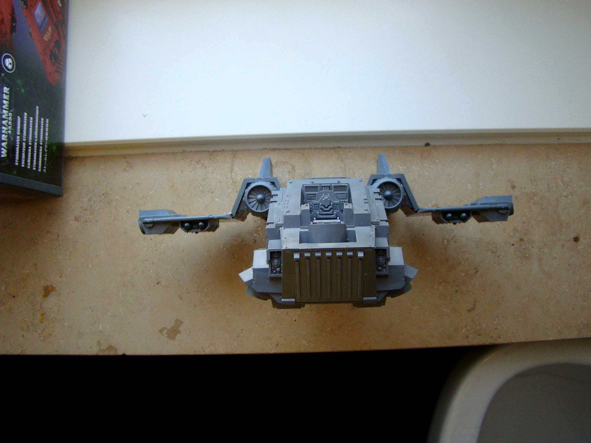 Blood Angels, Space Marines, Storm Raven, Warhammer 40,000, Work In Progress